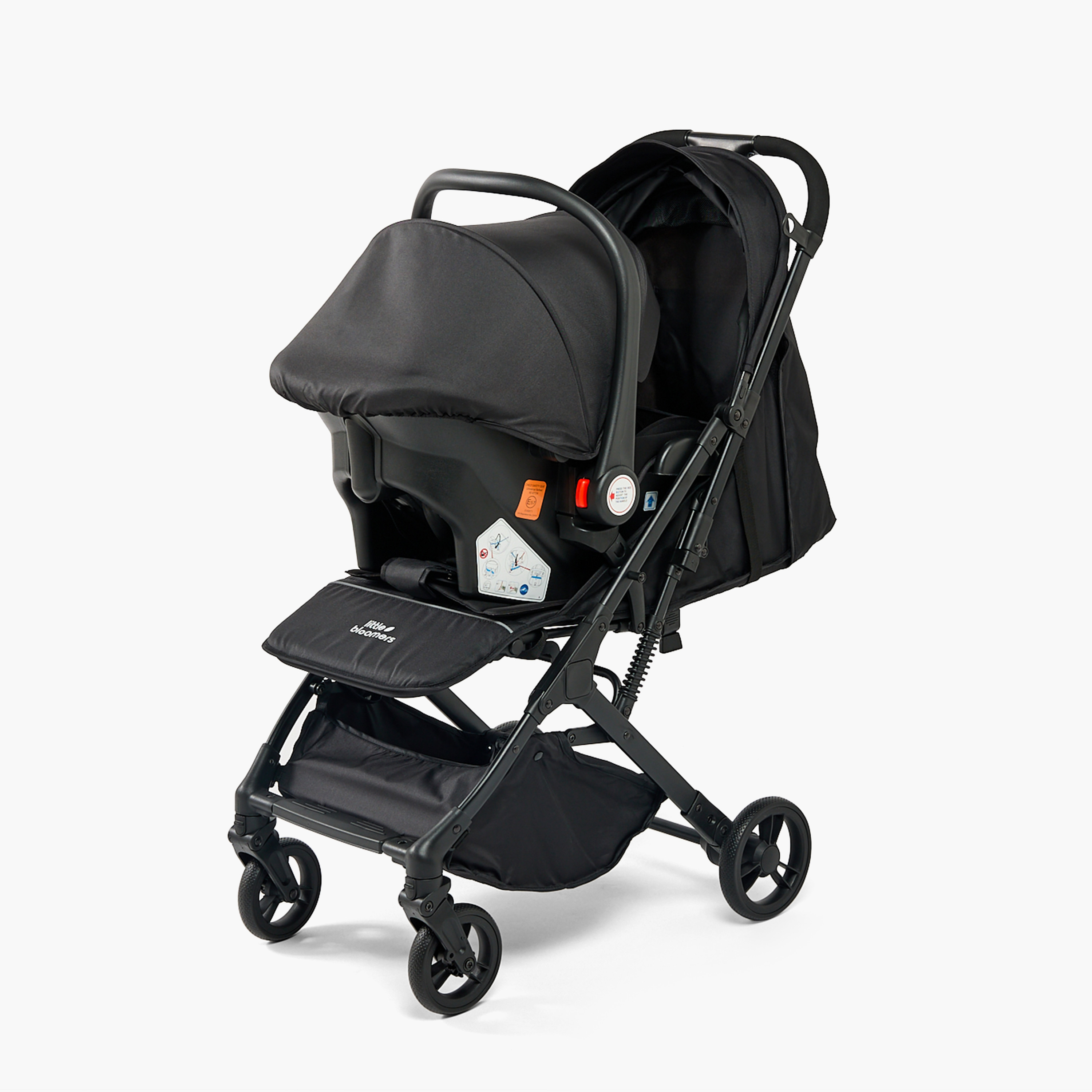 Little Bloomers Dash Travel System with Sun Canopy, Stroller and Car Seat-baby-gear-strollersandprams-travelsystems-image-3