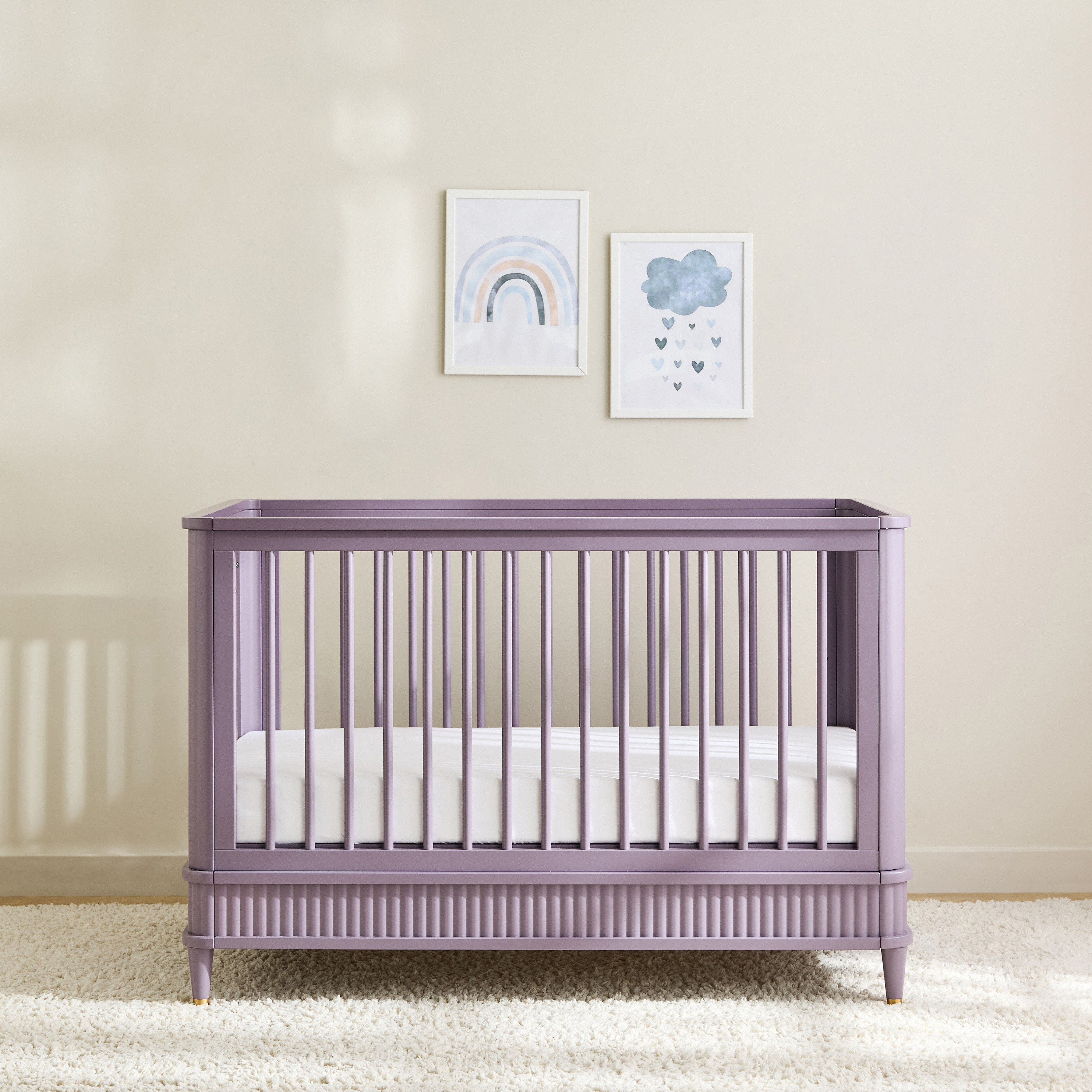 Giggles Baby Crib with 3-Level Adjustable Mattress Height Position-baby-nursery-furniture-cribsandbeds-babycribs-image-4