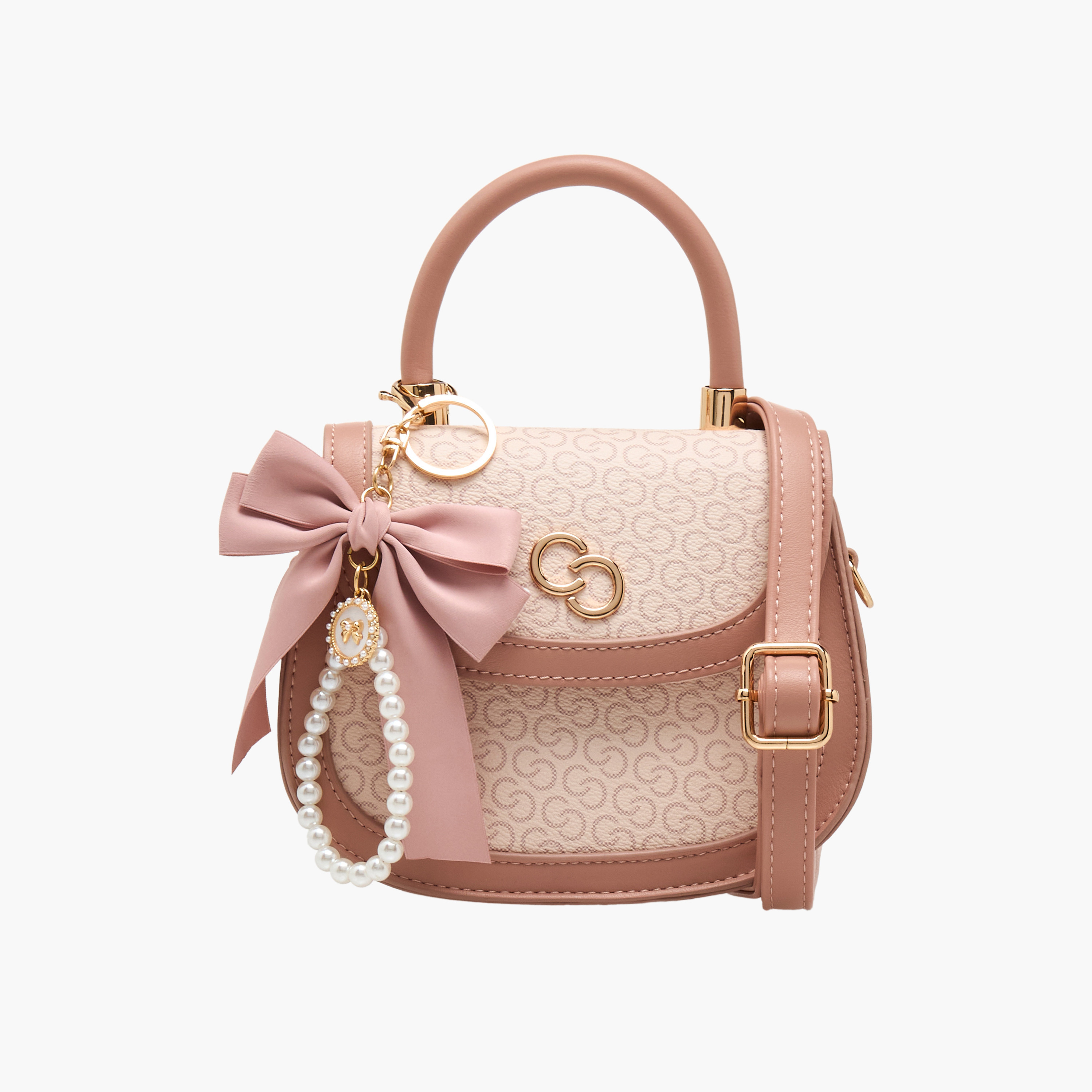 Celeste Satchel Bag with Charm Detail-girls-accessories-bags-image-1