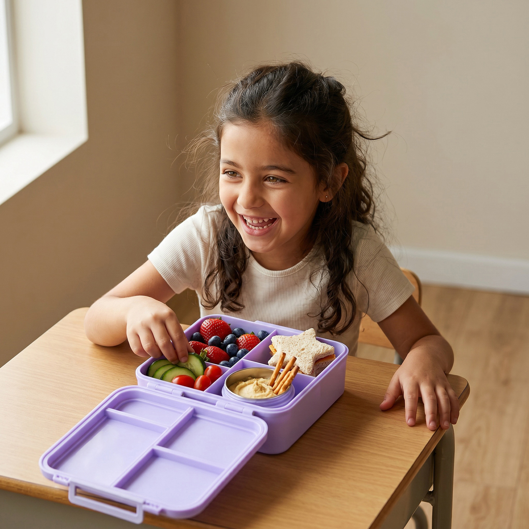 صندوق غداء سادة مع جرة للأولاد - 1.7 لتر-school-lunchessentials-lunchboxes-image-3