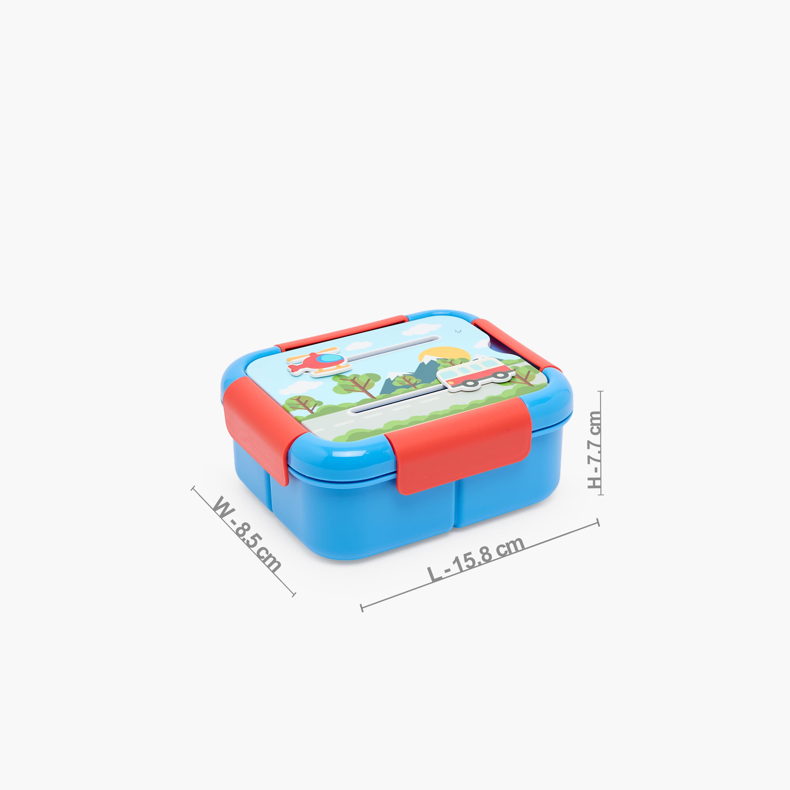 Vehicle Print Lunch Box for Boys with Compartments - 1.3 L-school-lunchessentials-lunchboxes-image-10
