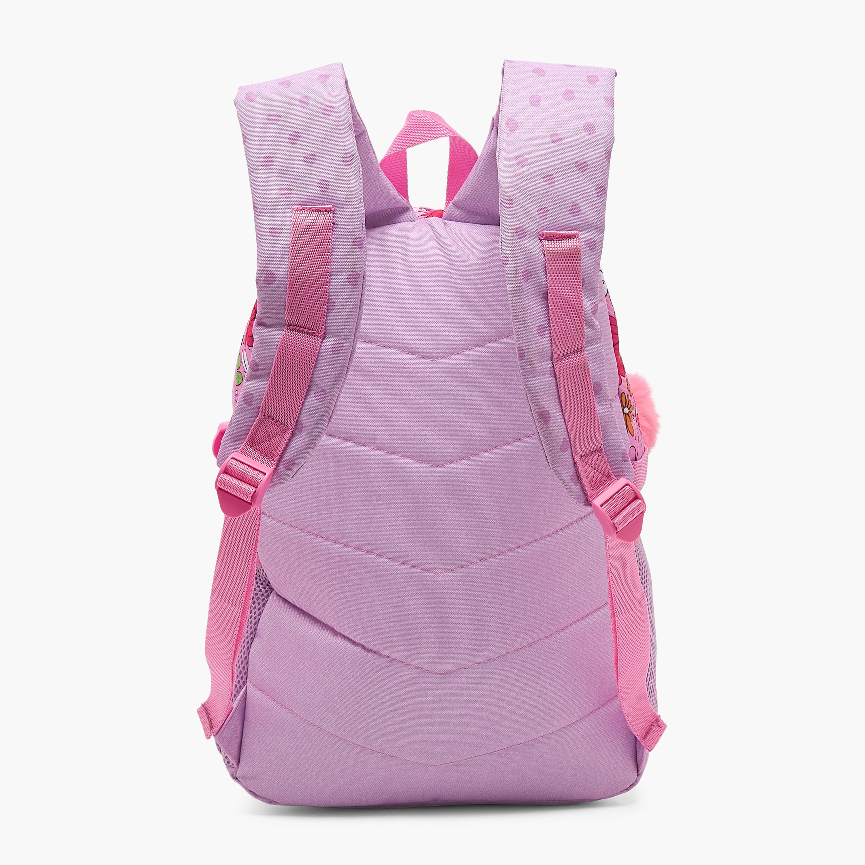 Roll Road Floral Print Backpack for Girls 8-13 Years with Adjustable Shoulder Straps - 18 inches-school-bagsandbackpacks-backpacks-image-7