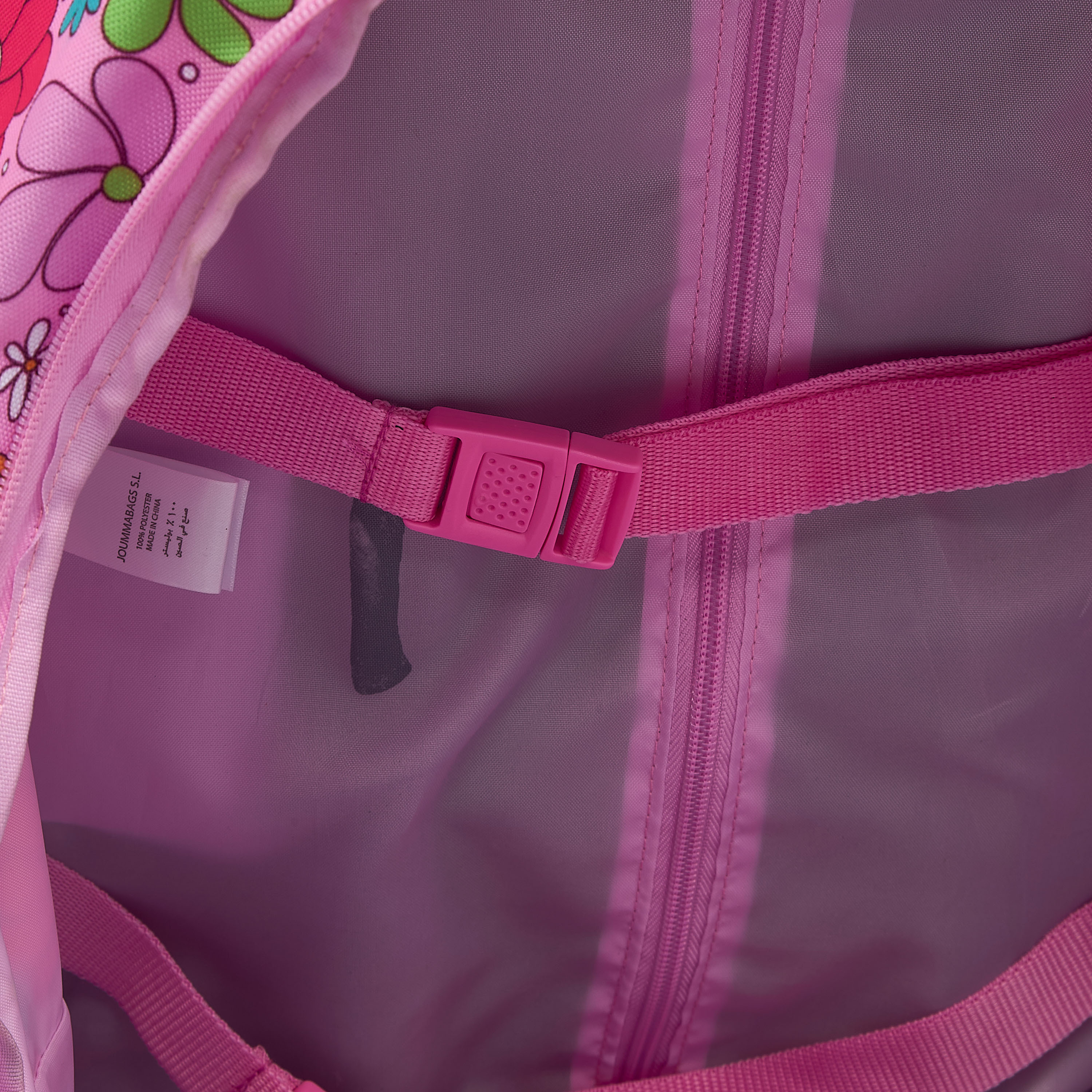 Roll Road Floral Print Trolley Bag for Girls 8-12 Years with Retractable Handle - 17 inches-school-bagsandbackpacks-trolleybags-image-12
