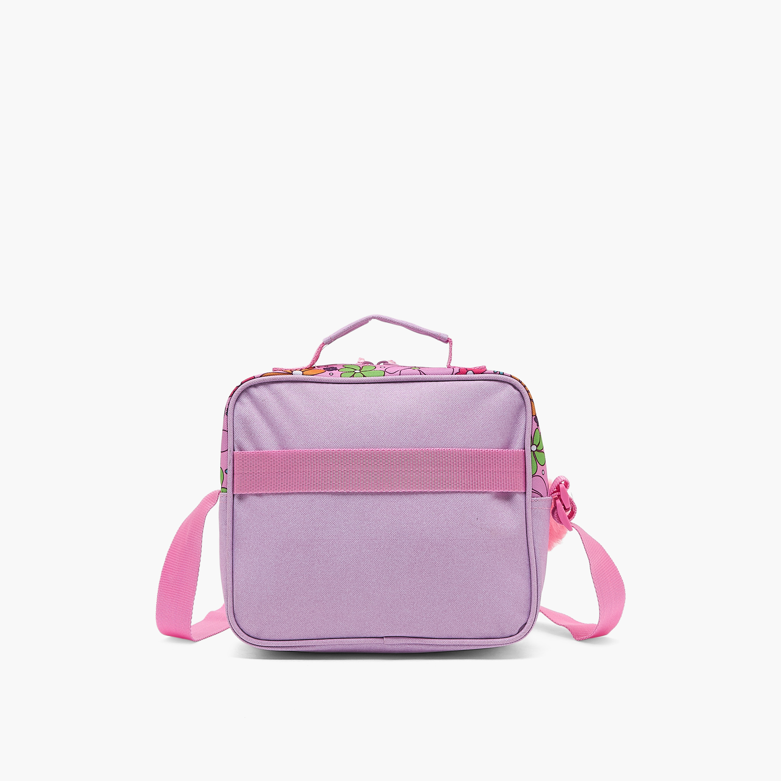 Roll Road Slogan Print Lunch Bag for Kids 8-13 Years with Zip Closure-school-lunchessentials-lunchbags-image-9