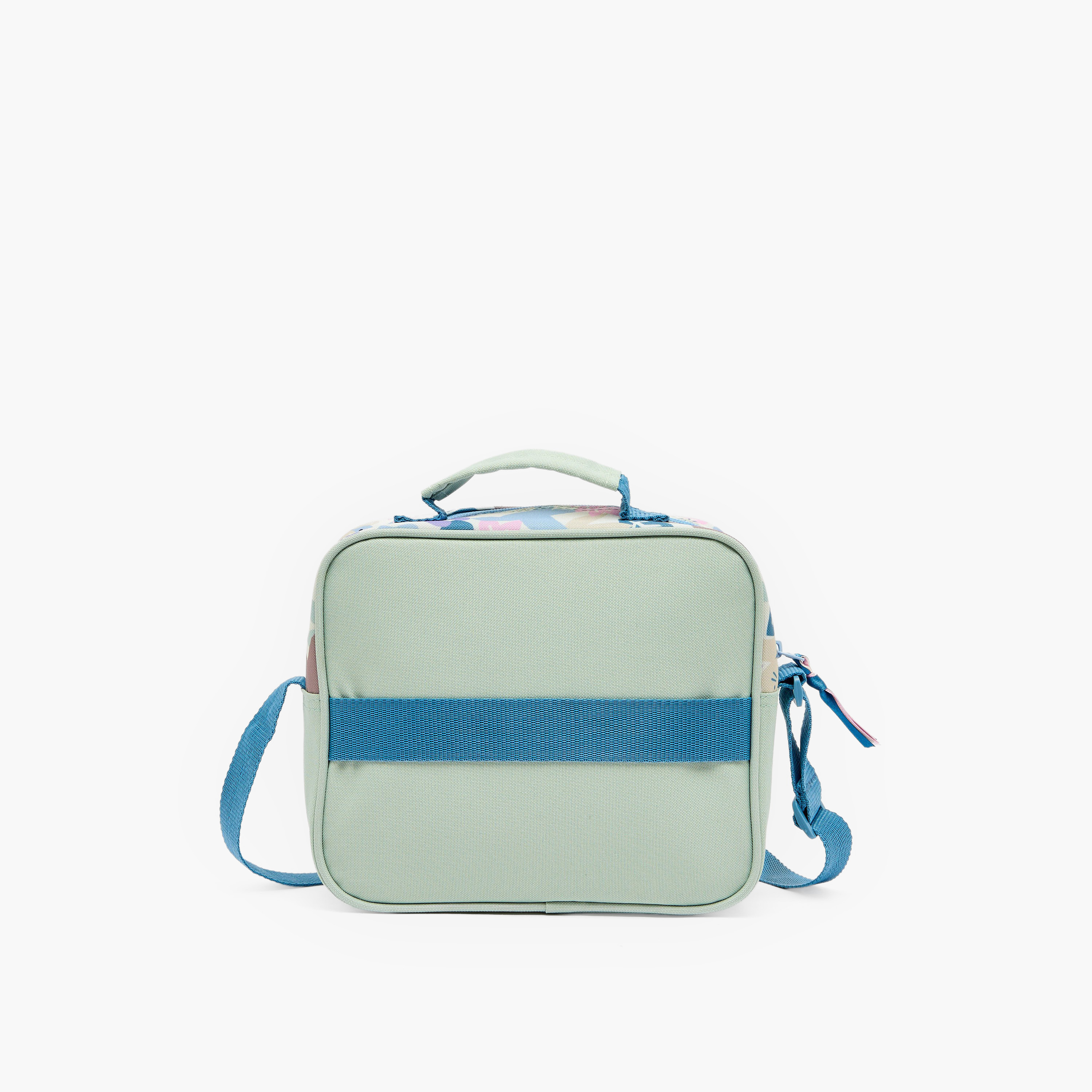 شنطة غداء بطبعات قطة للبنات 8-13 سنة بحزام قابل للتعديل من رول رود-school-lunchessentials-lunchbags-image-7