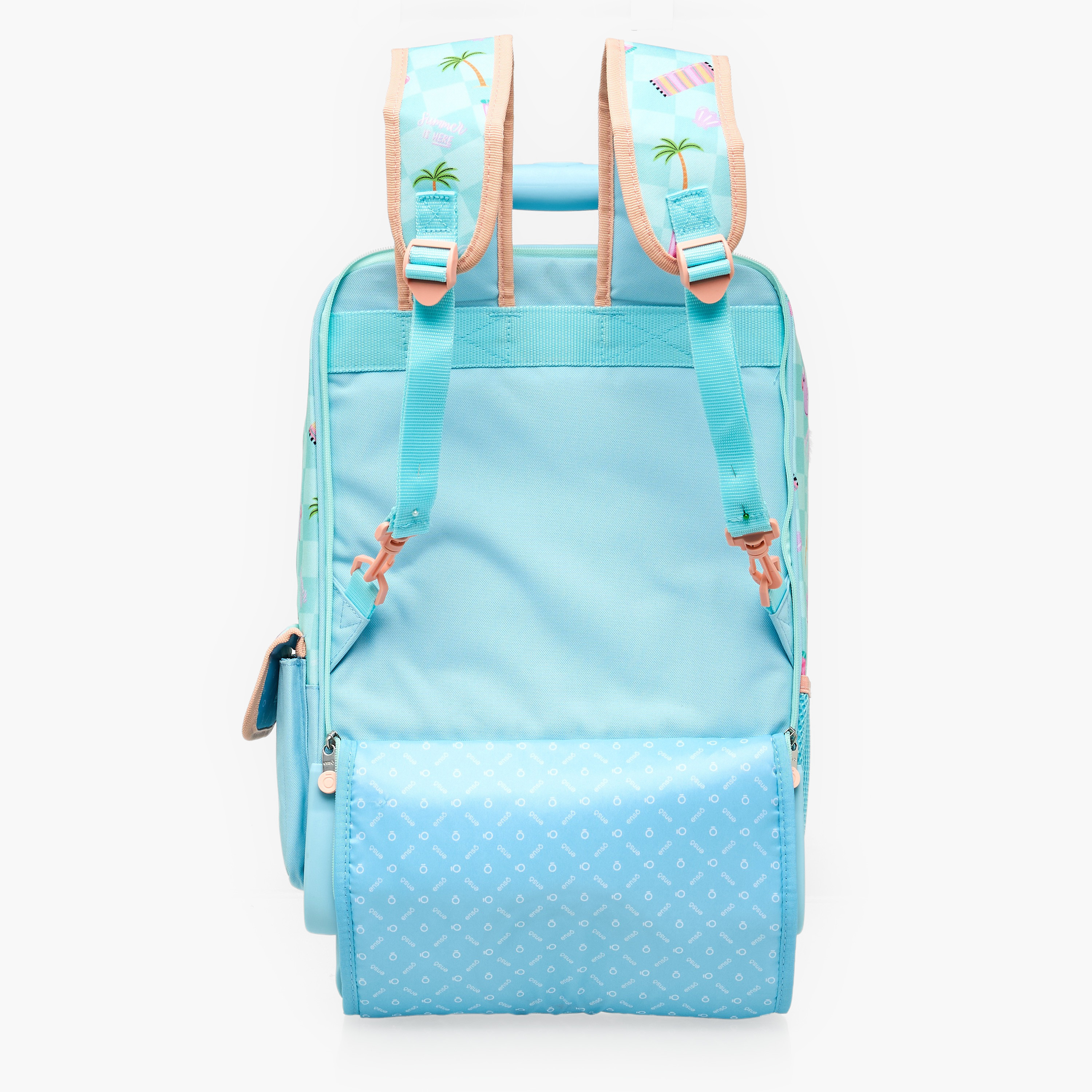 شنطة ظهر ترولي بمقبض قابل للسحب وطبعات للبنات بعمر 8-13 سنة من إنسو - 17 بوصة-school-bagsandbackpacks-trolleybags-image-12