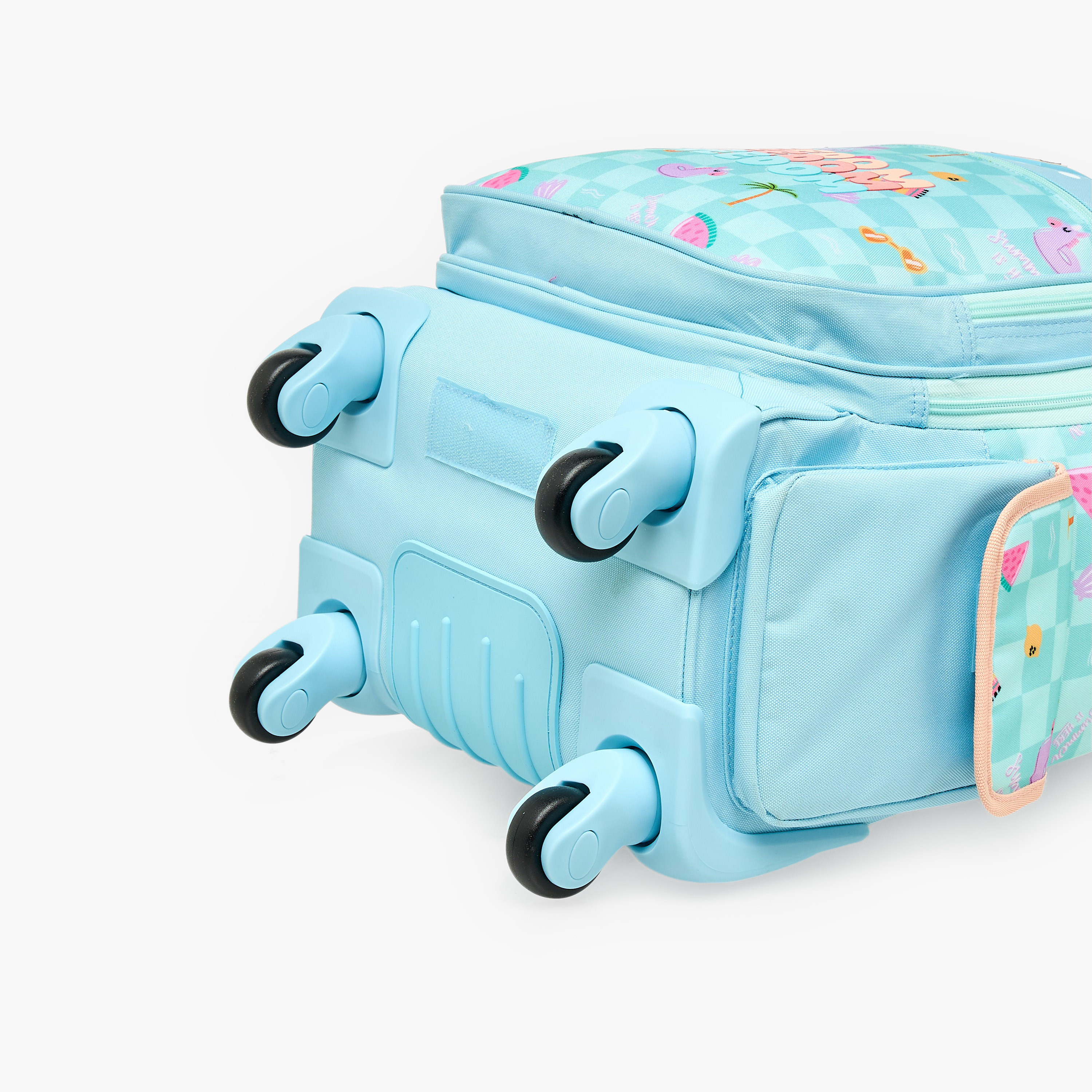 شنطة ظهر ترولي بمقبض قابل للسحب وطبعات للبنات بعمر 8-13 سنة من إنسو - 17 بوصة-school-bagsandbackpacks-trolleybags-image-14