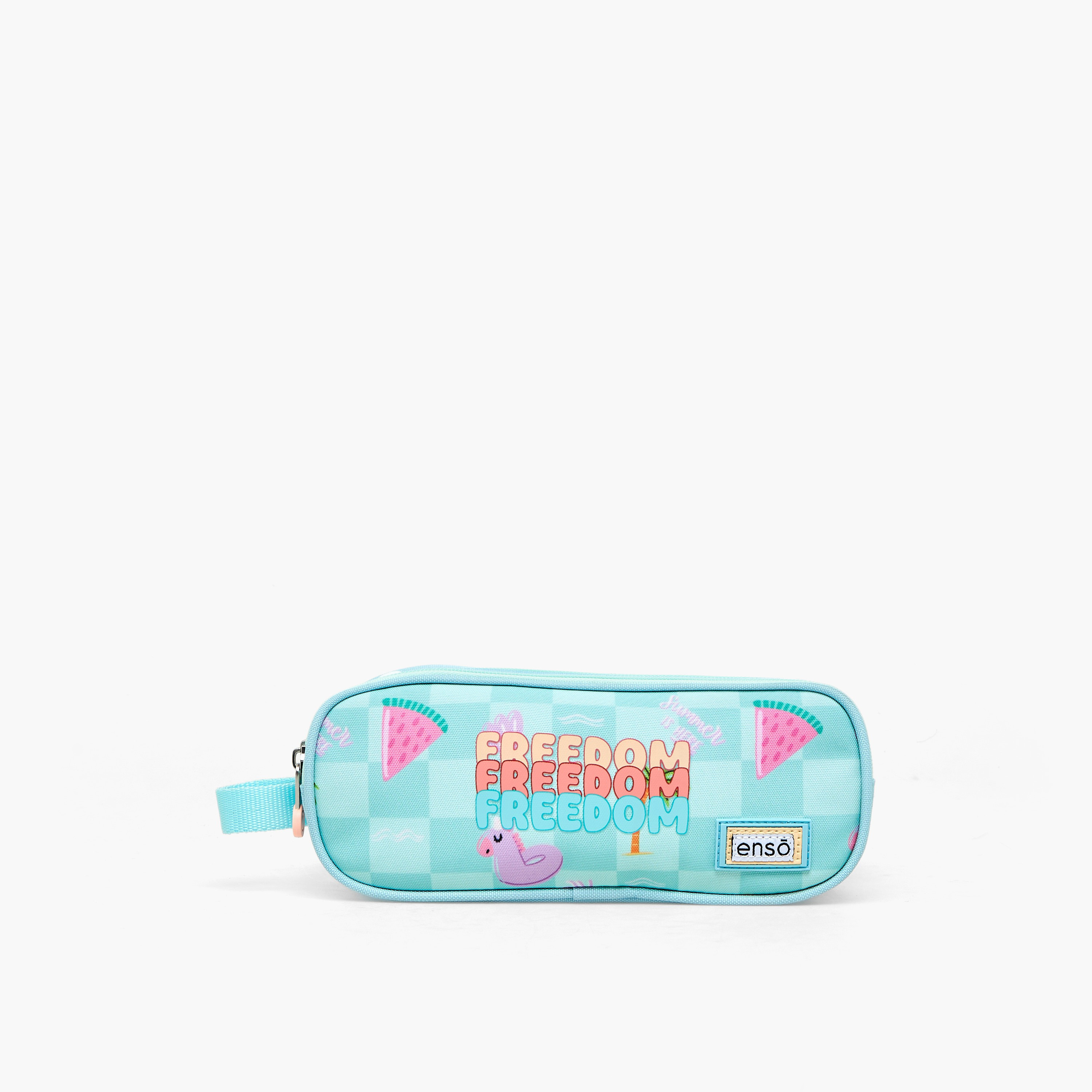 مقلمة بطبعات وسحاب إغلاق من إنسو-school-stationery-pencilcases-image-1