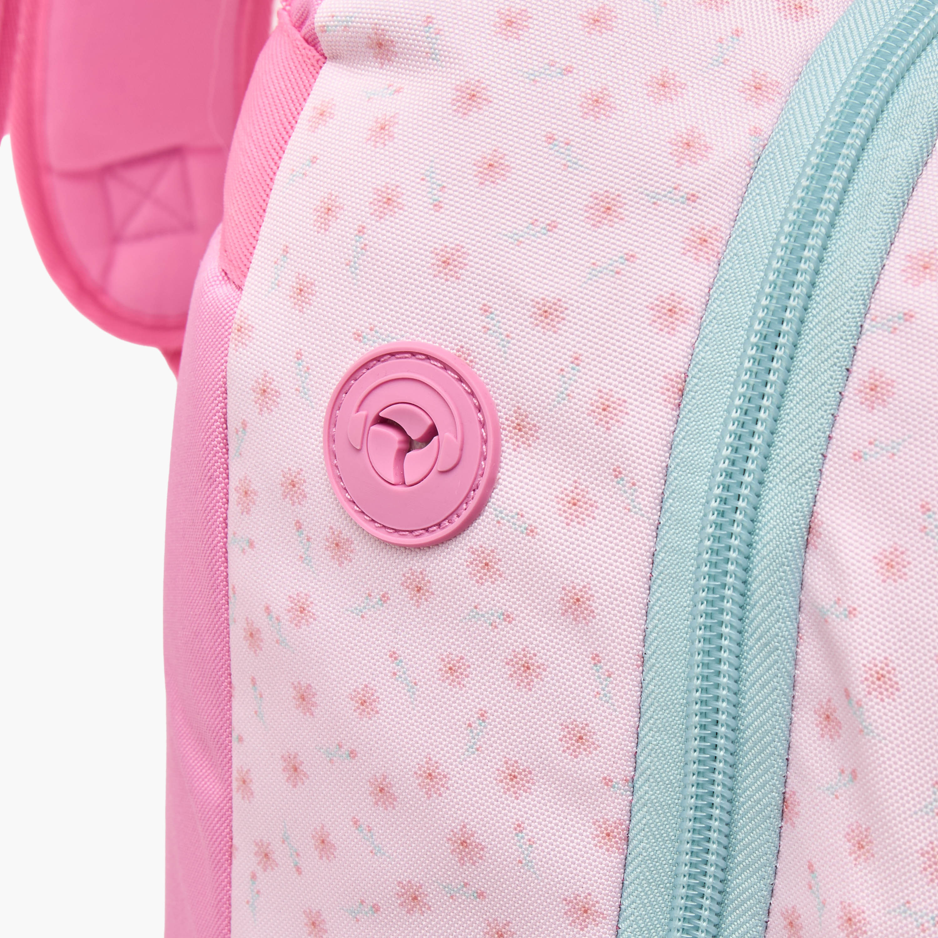 شنطة ظهر بحمالات مبطنة وطبعات زهرية للبنات من 8-12 سنة من إنسو - 18 بوصة-school-bagsandbackpacks-backpacks-image-3