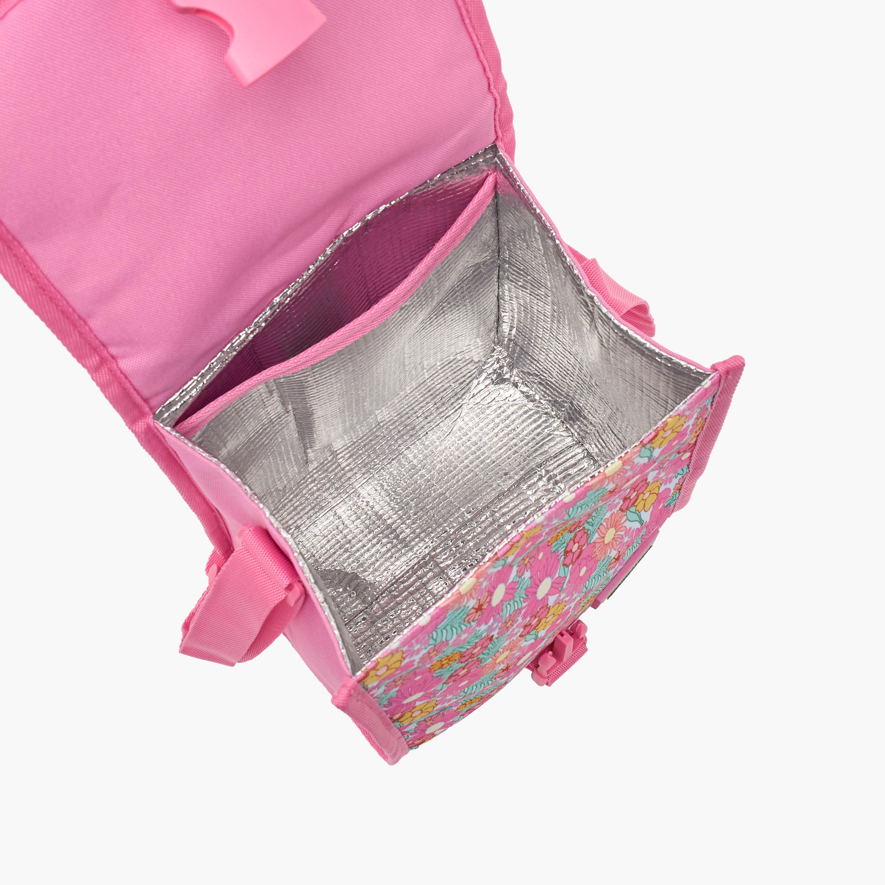 شنطة غداء بحزام قابل للتعديل وبطبعات زهرية للبنات 8-13 سنة من إنسو-school-lunchessentials-lunchbags-image-8