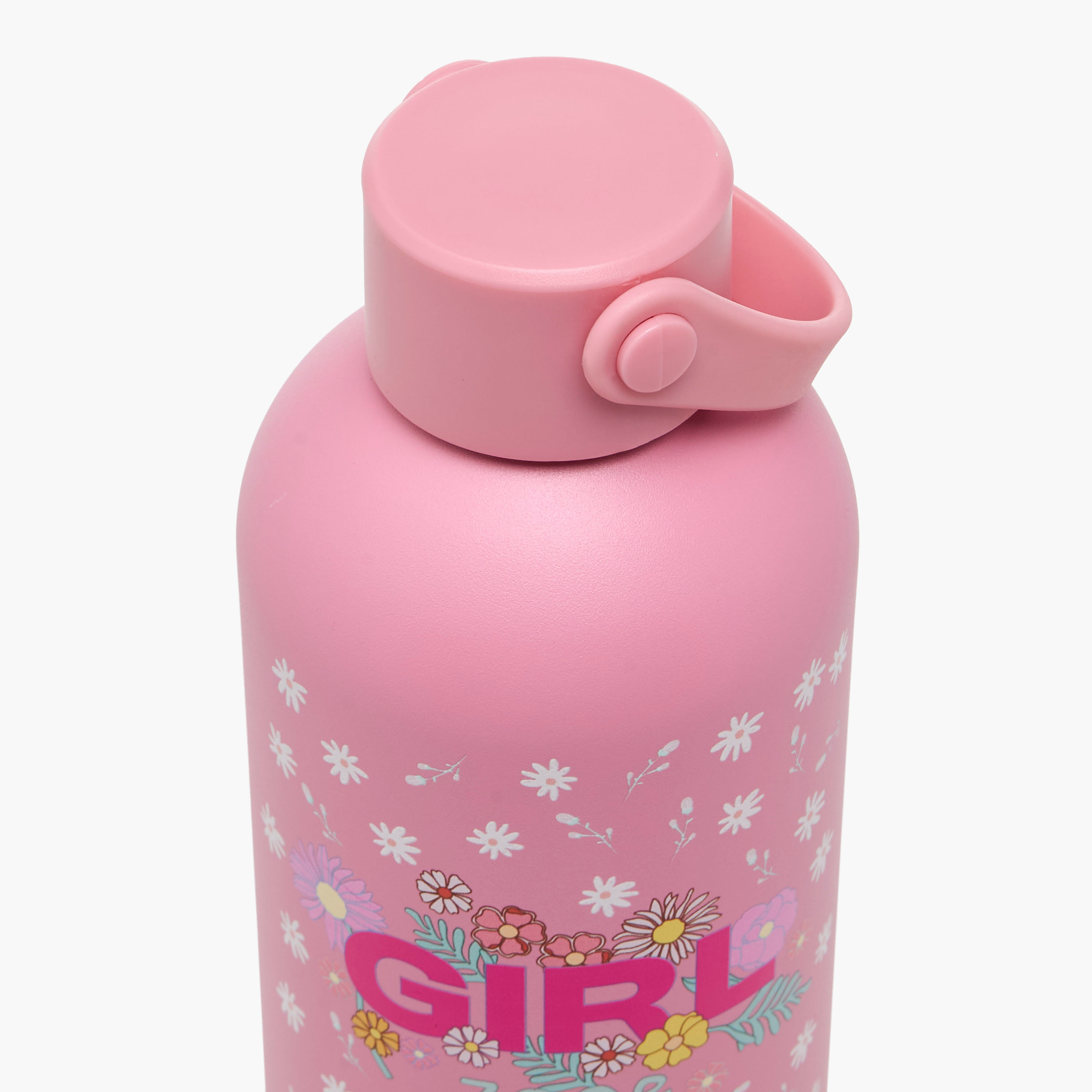 قارورة مياه ستانلس ستيل بغطاء محكم الإغلاق ومانع للتسرب وبطبعات زهرية من إنسو -  750 مل-school-waterbottles-image-4
