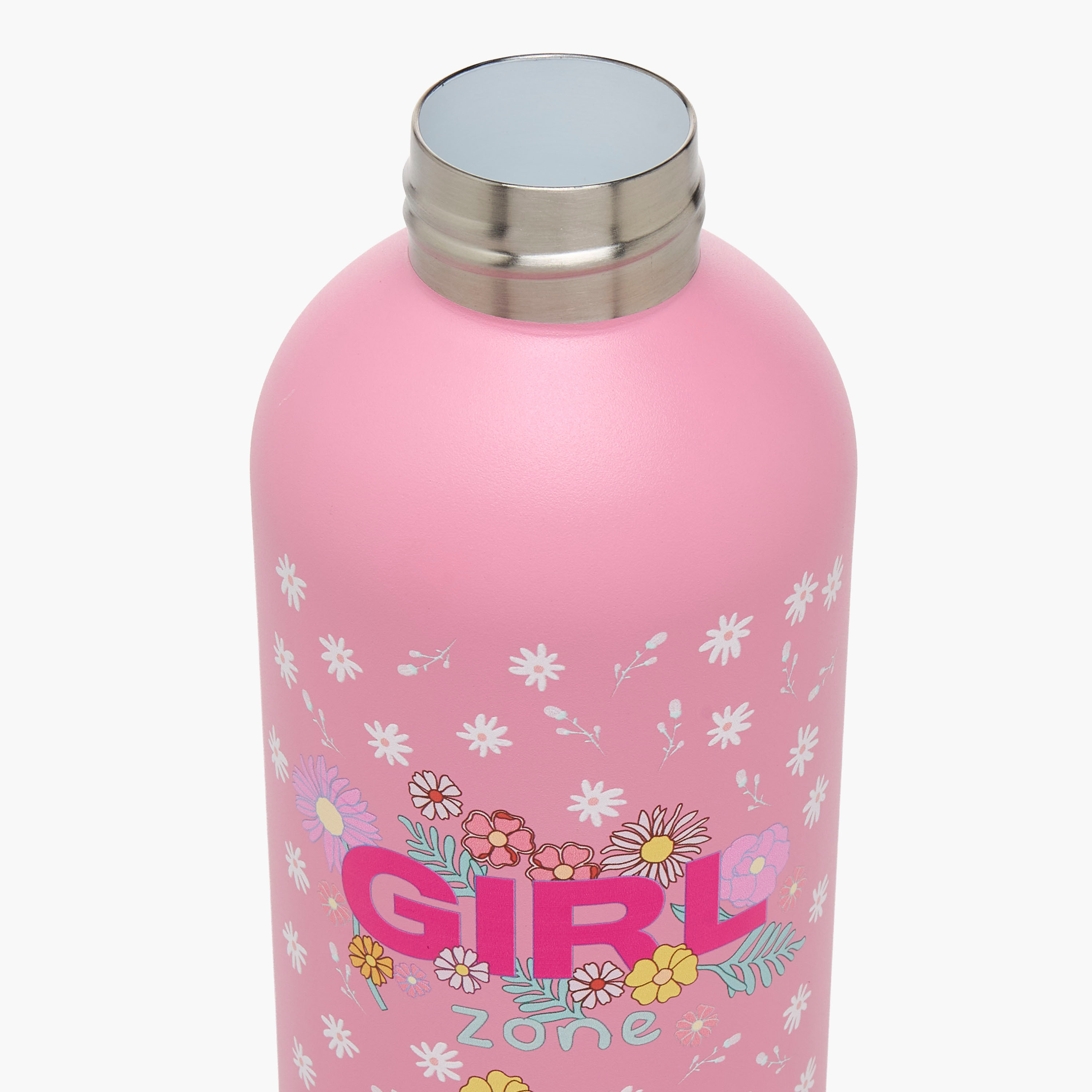 قارورة مياه ستانلس ستيل بغطاء محكم الإغلاق ومانع للتسرب وبطبعات زهرية من إنسو -  750 مل-school-waterbottles-image-7