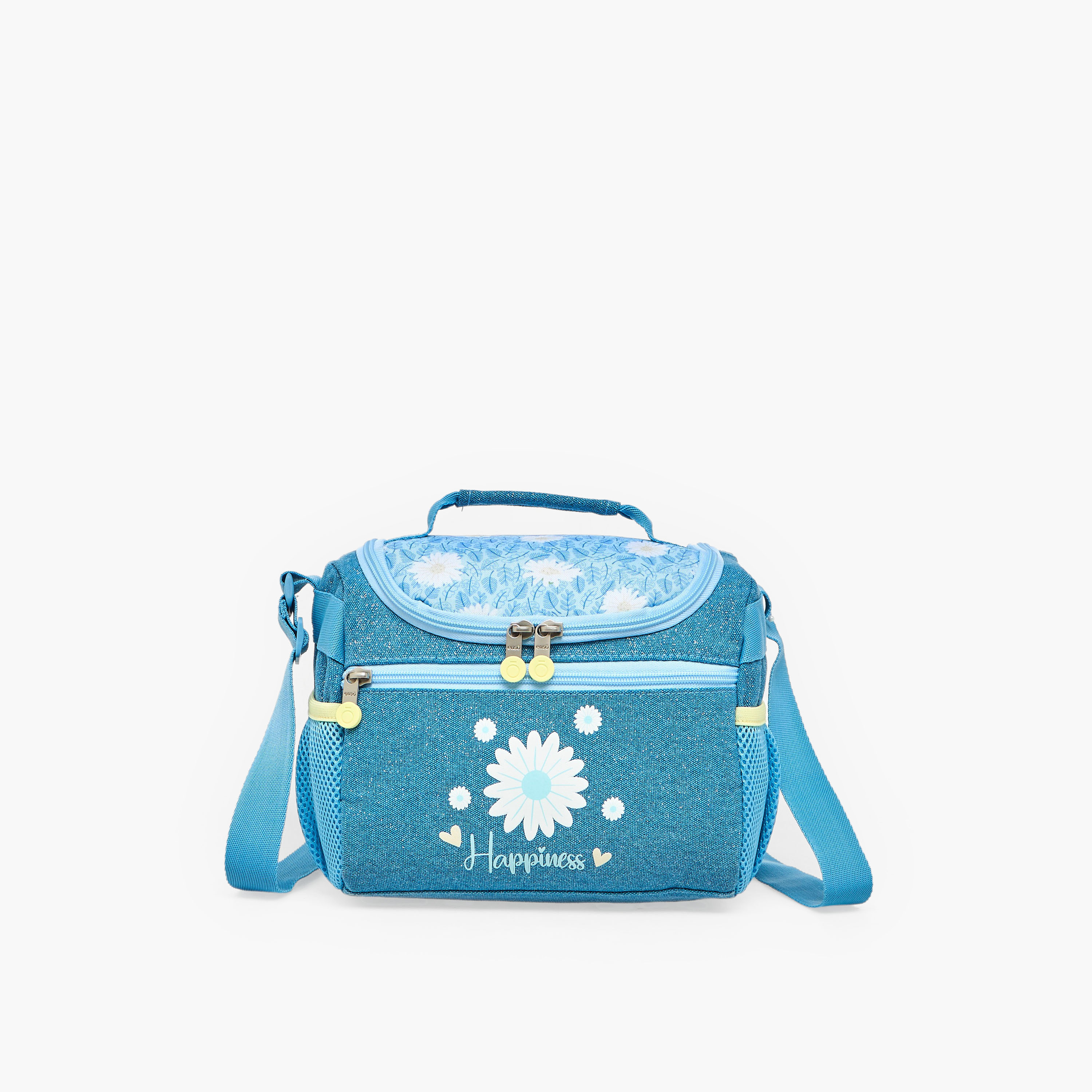 شنطة غداء بطبعات زهور وحزام قابل للتعديل للبنات من 8 إلى 13 سنة من إنسو-school-lunchessentials-lunchbags-image-1