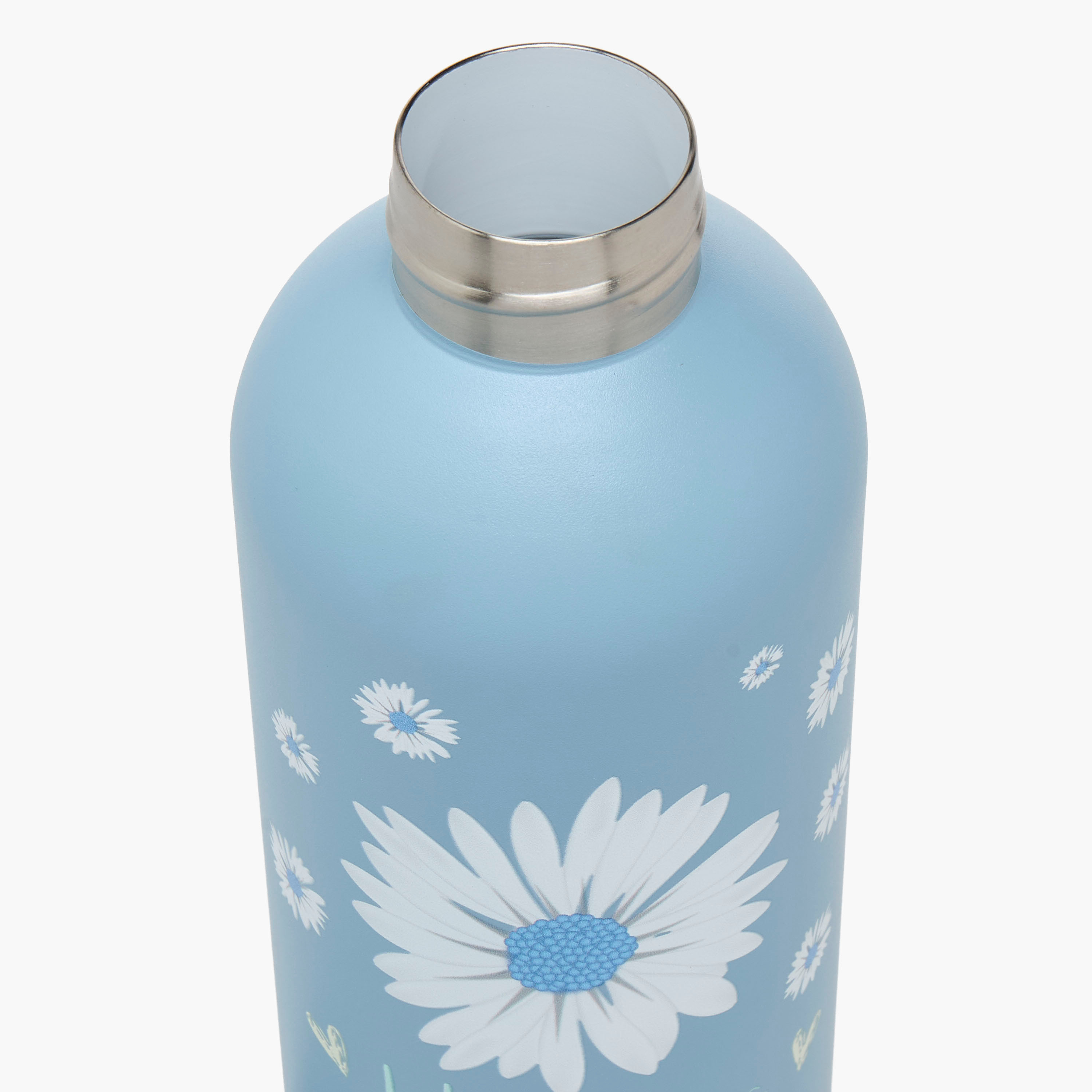 قارورة مياه ستانلس ستيل بملمس مانع للانزلاق وبطبعات زهرية من إنسو -  750 مل-school-waterbottles-image-7