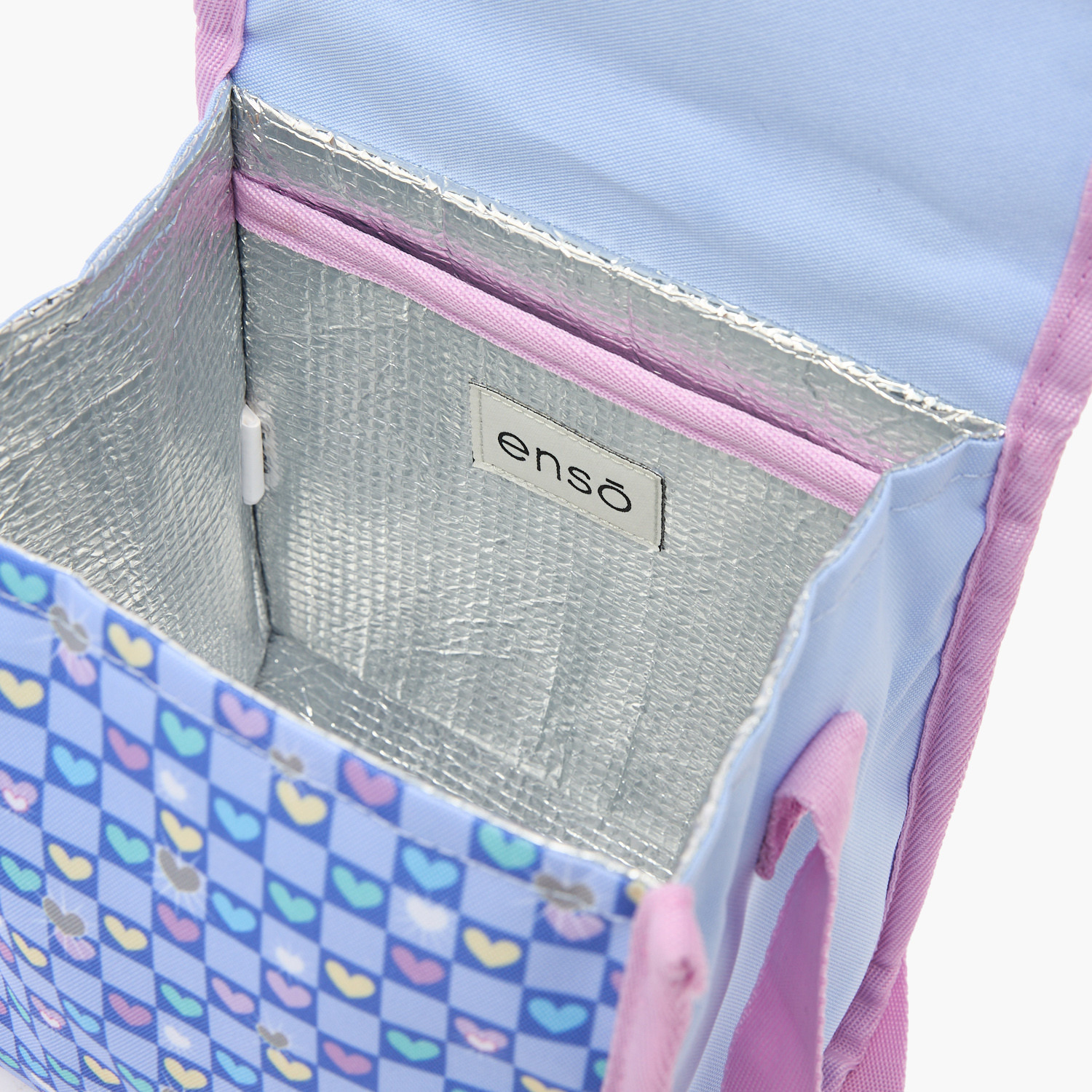شنطة غداء بطبعة قلب للبنات من 8 إلى 13 سنة مع تصميم معزول من إنسو-school-lunchessentials-lunchbags-image-5