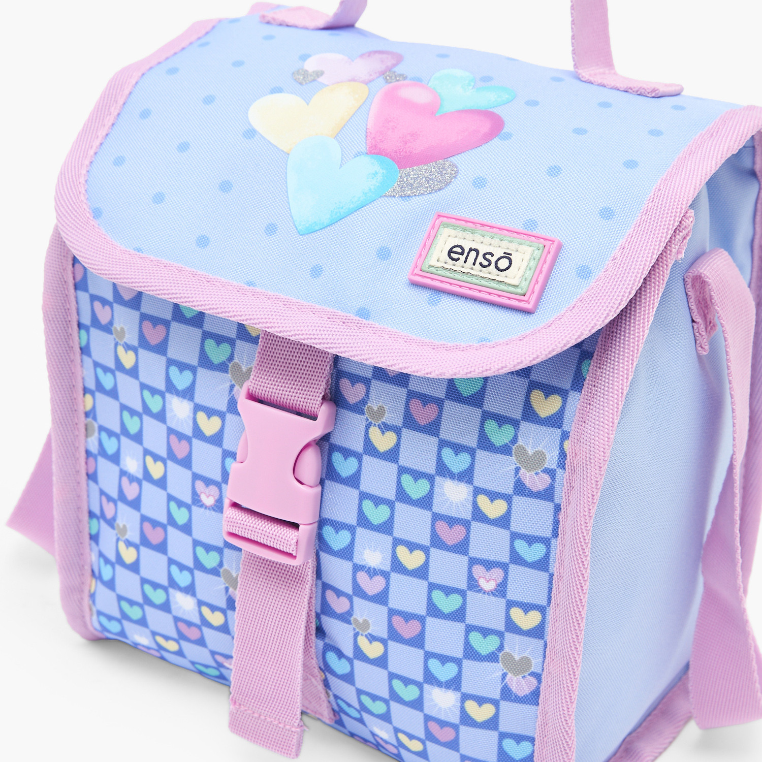 شنطة غداء بطبعة قلب للبنات من 8 إلى 13 سنة مع تصميم معزول من إنسو-school-lunchessentials-lunchbags-image-4
