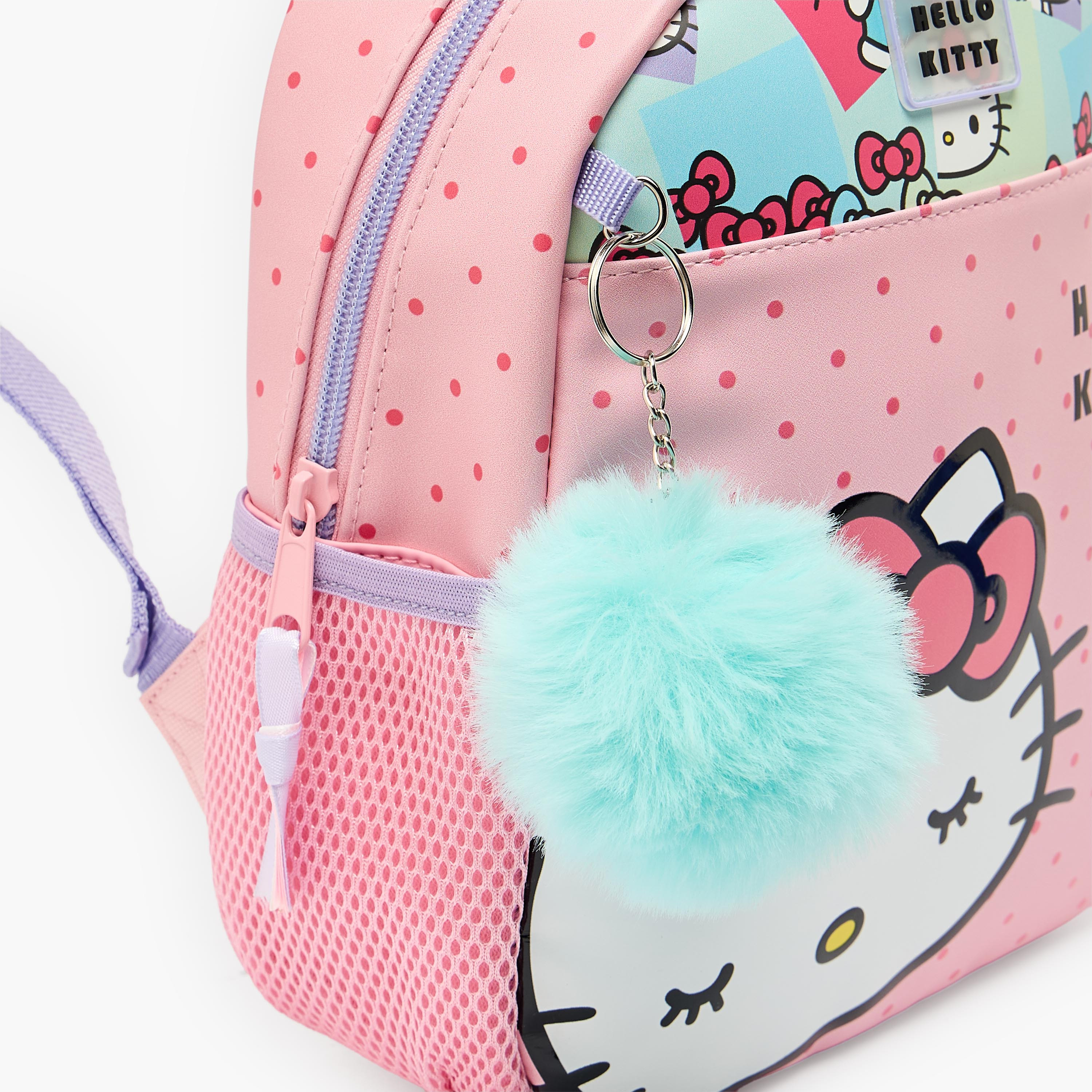 Hello Kitty Printed Backpack for Girls 2-5 Years with Zip Closure - 9 inches-school-bagsandbackpacks-backpacks-image-4