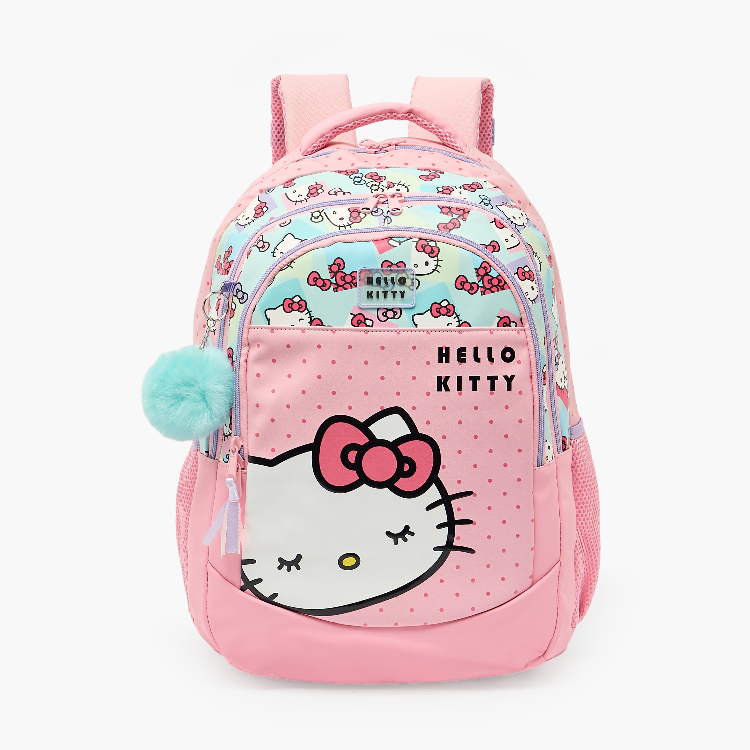 Hello Kitty Printed Backpack for Girls 8-12 Years with Padded Shoulder Straps - 18.1 inch-school-bagsandbackpacks-backpacks-image-1