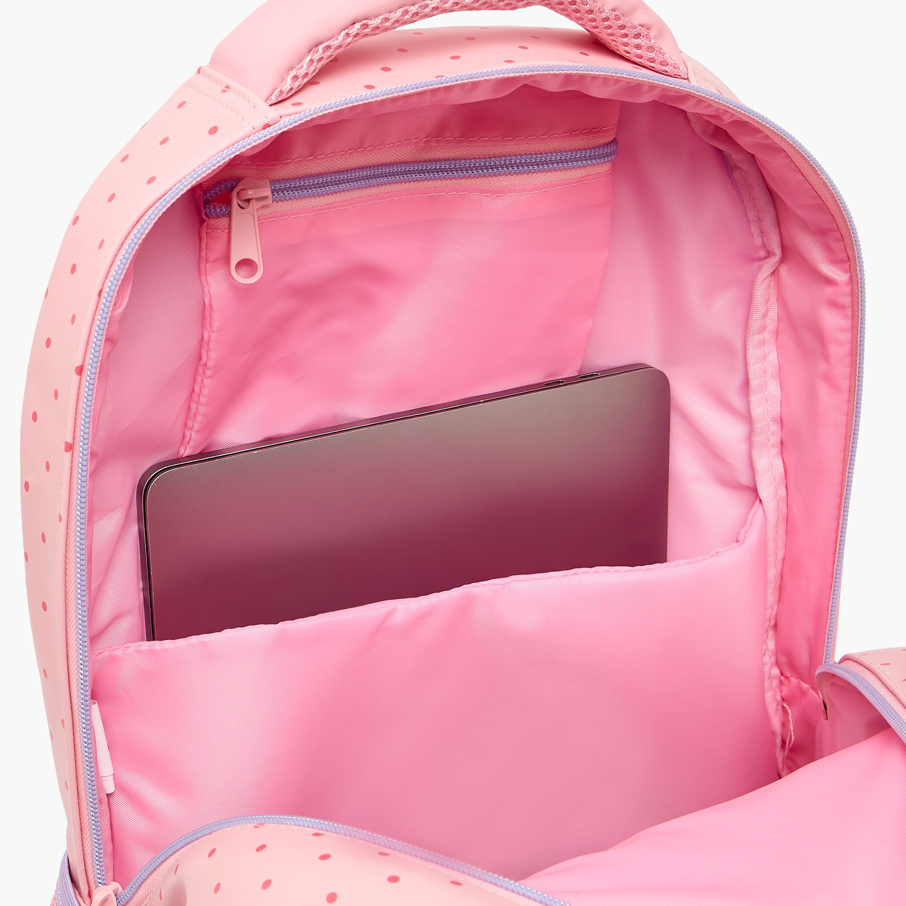 Hello Kitty Printed Backpack for Girls 8-12 Years with Padded Shoulder Straps - 18.1 inch-school-bagsandbackpacks-backpacks-image-6