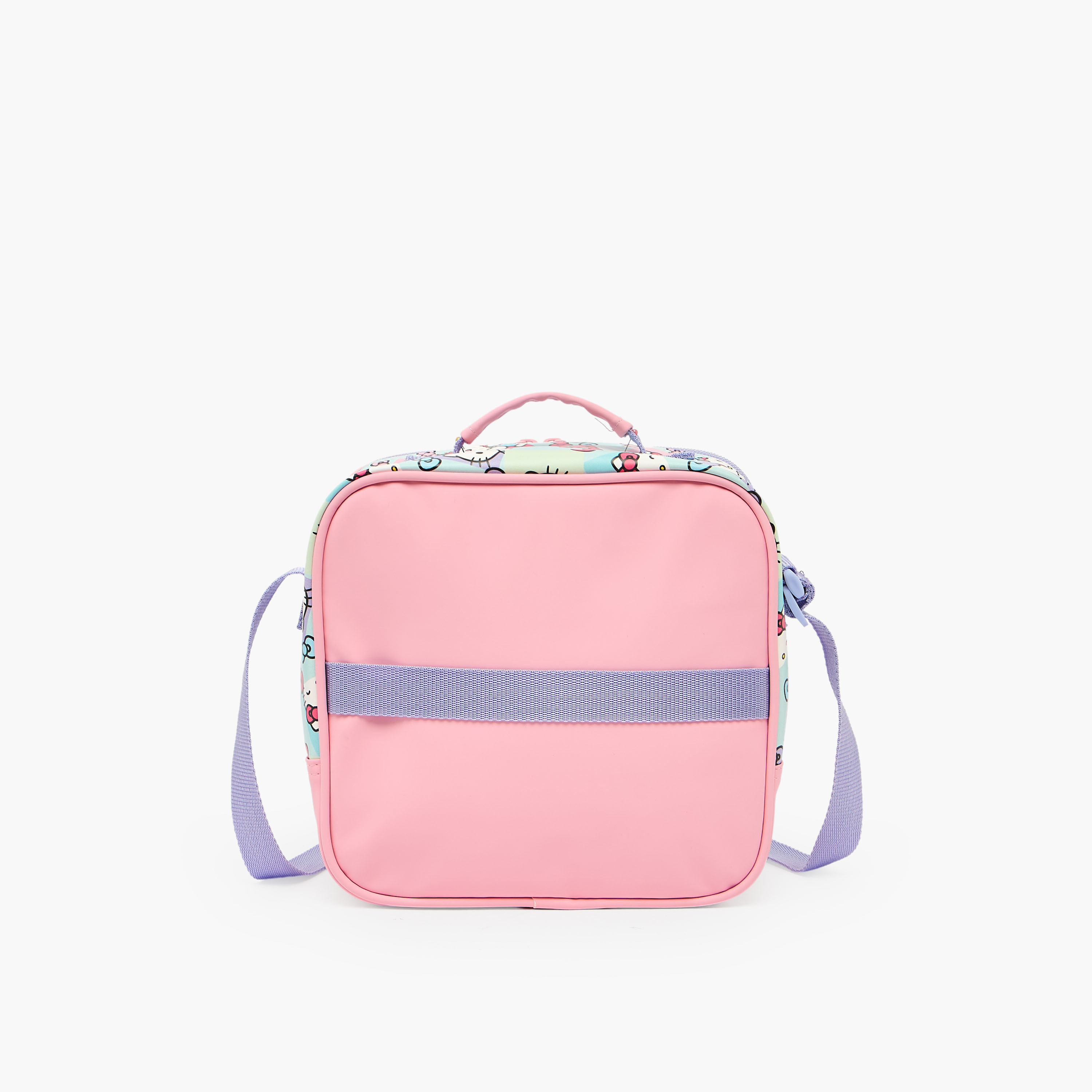 شنطة غداء بطبعة هيلو كيتي للبنات من 5 - 8 سنوات مع حزام قابل للتعديل-school-lunchessentials-lunchbags-image-7