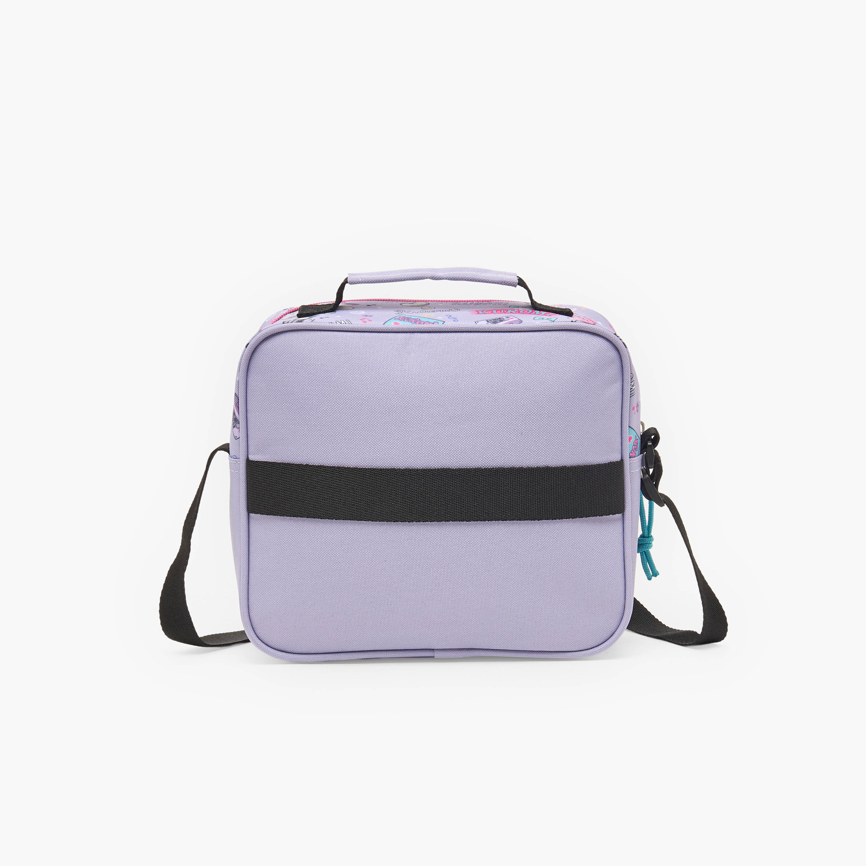 شنطة غداء بحزام قابل للتعديل بطبعات كورومي للبنات من 5-8 سنوات من سانريو-school-lunchessentials-lunchbags-image-9