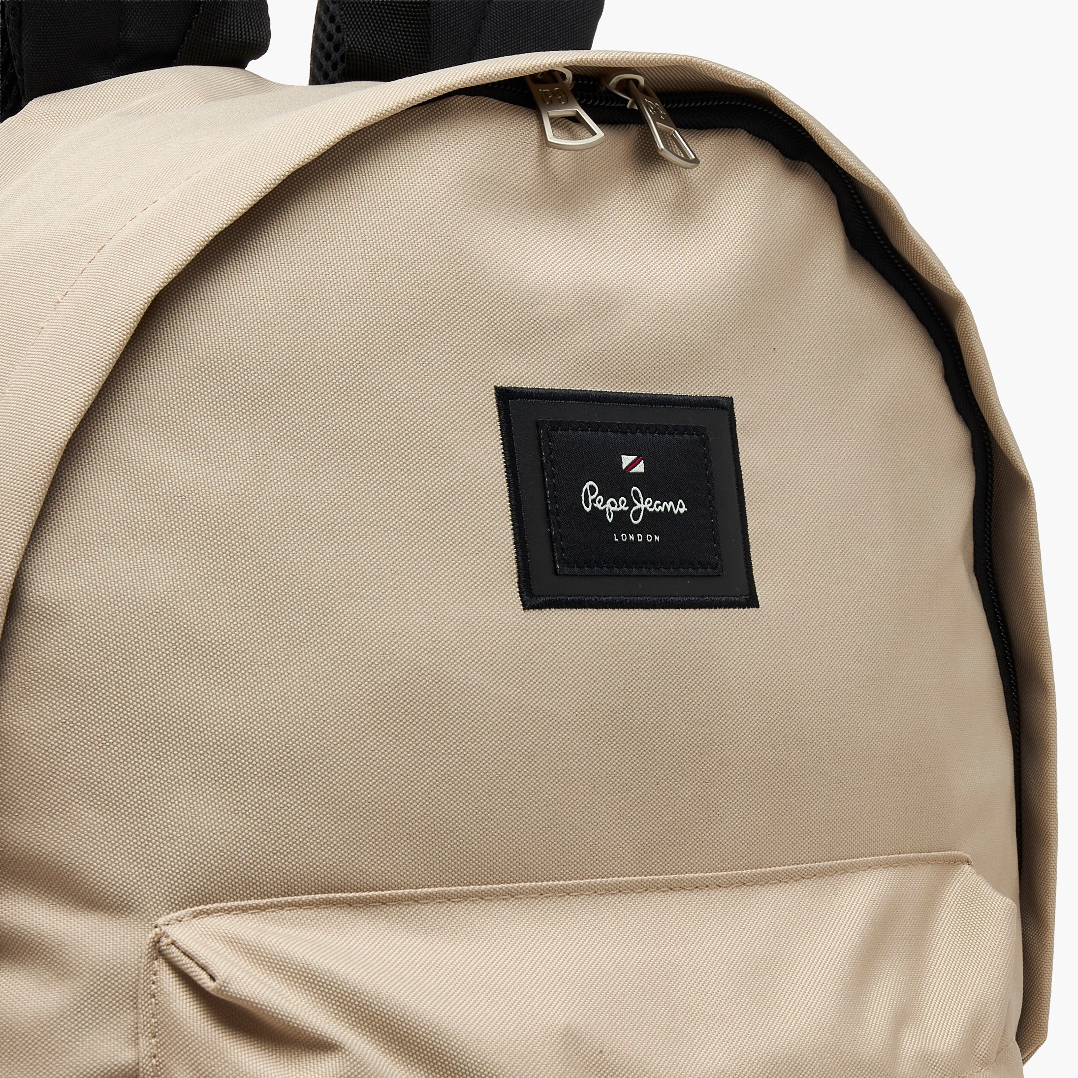 Pepe Jeans Aris Logo Applique Backpack for Girls 8-13 Years with Padded Shoulder Straps - 18 inches-school-bagsandbackpacks-backpacks-image-5