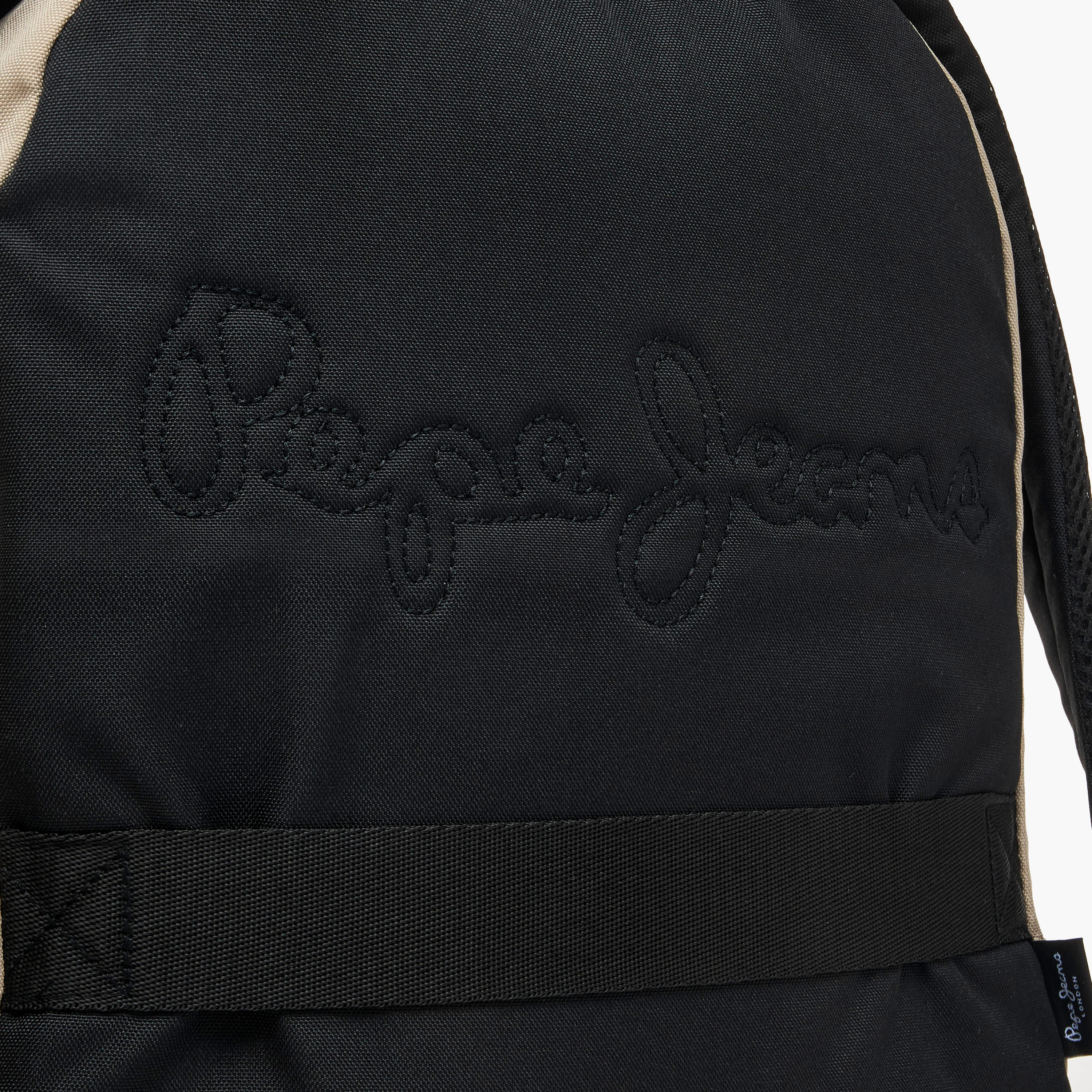 Pepe Jeans Aris Logo Applique Backpack for Girls 8-13 Years with Padded Shoulder Straps - 18 inches-school-bagsandbackpacks-backpacks-image-7
