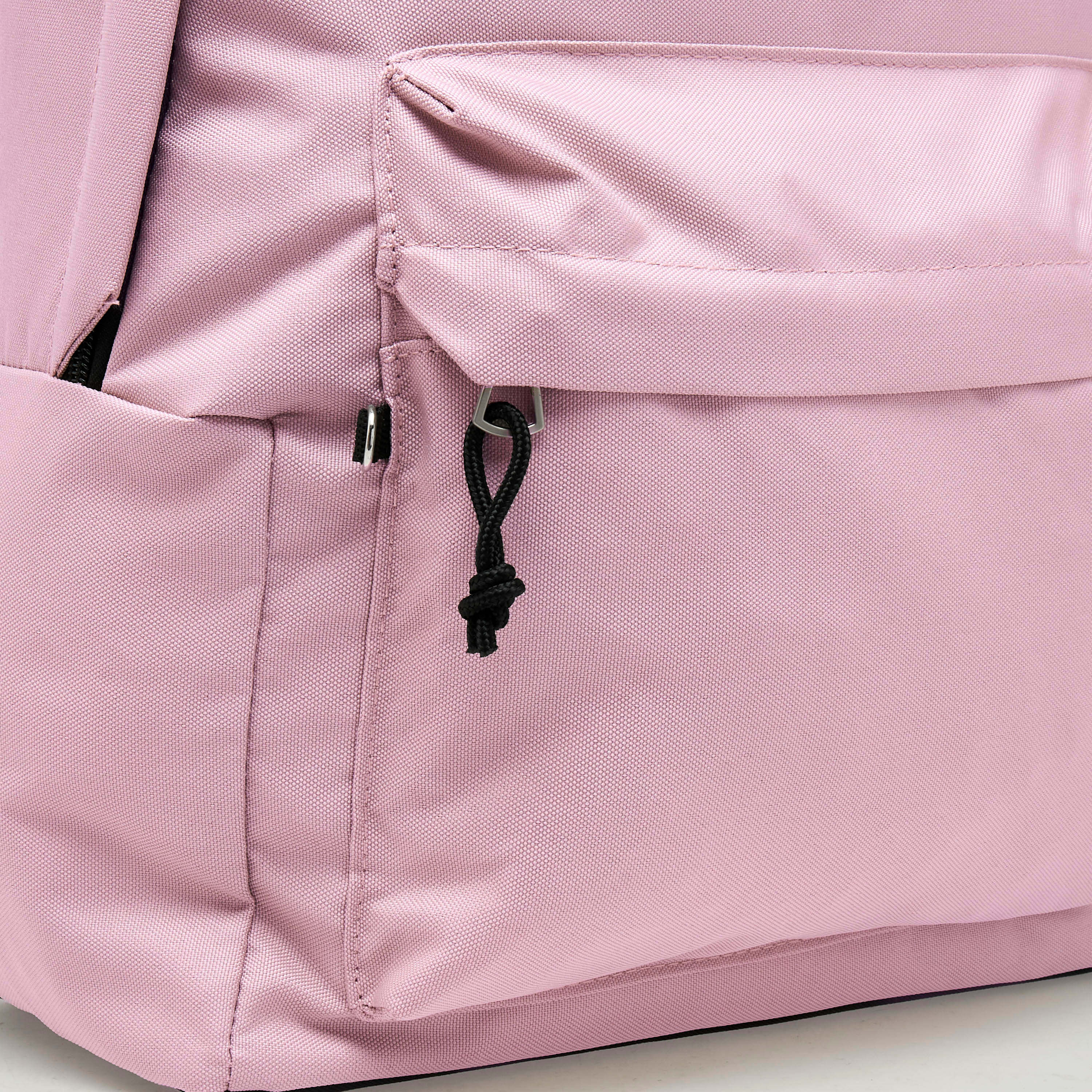 شنطة مدرسية بزخارف شعار مع مقلمة للبنات 8-13 سنوات من بيبي جينز أريس - 18 بوصة-school-bagsandbackpacks-backpacks-image-6