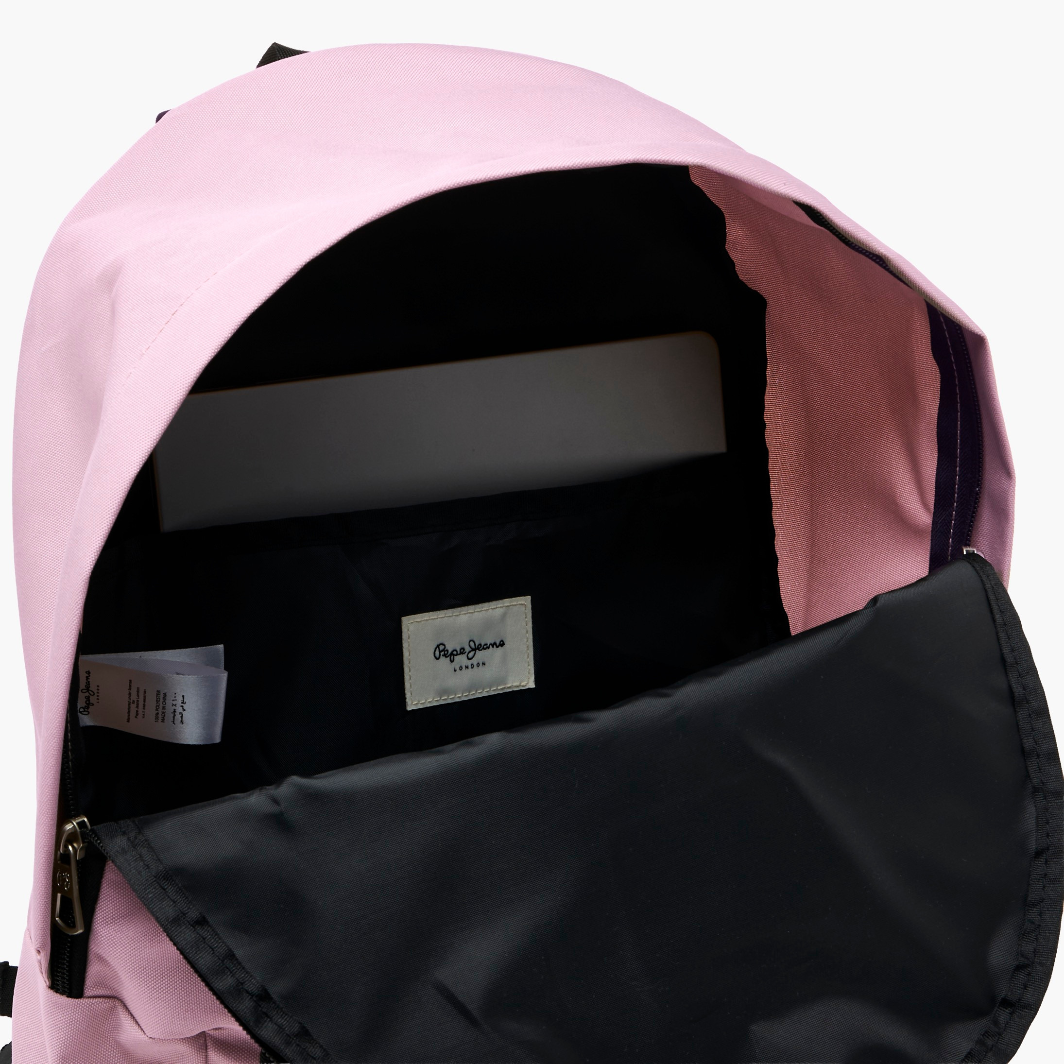 شنطة مدرسية بزخارف شعار مع مقلمة للبنات 8-13 سنوات من بيبي جينز أريس - 18 بوصة-school-bagsandbackpacks-backpacks-image-8