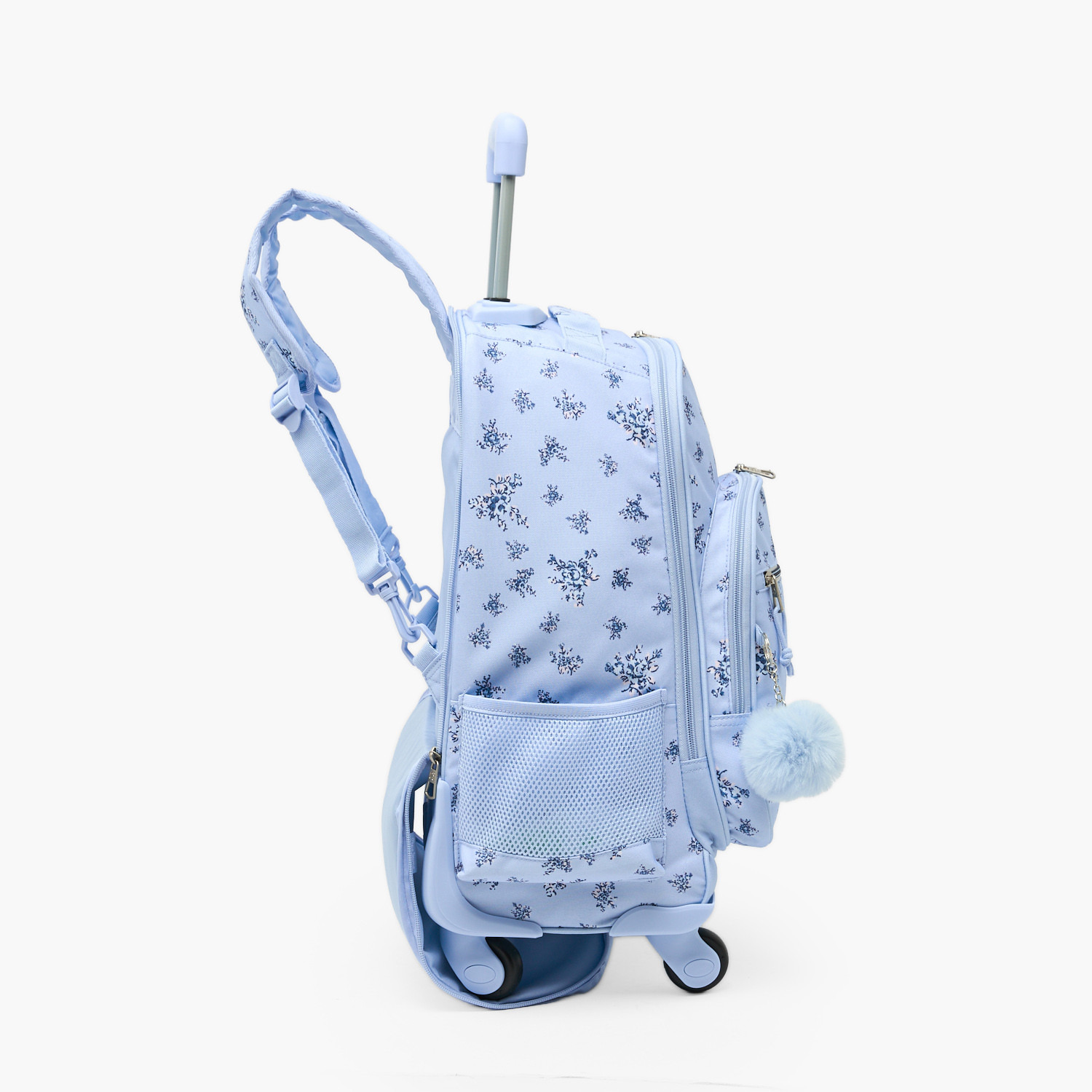 Pepe Jeans Olivia Floral Print Trolley Backpack for Girls 8-13 Years with Pom-Pom Accent - 17 inches-school-bagsandbackpacks-trolleybags-image-9