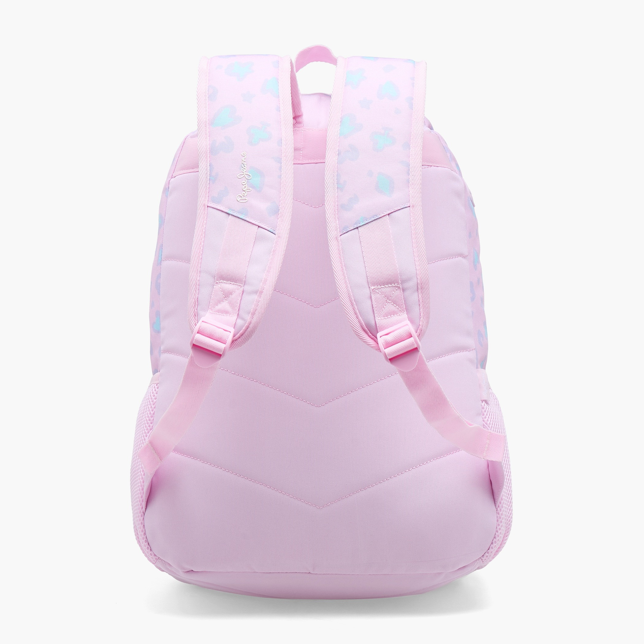 شنطة ظهر بطبعة مجردة للبنات من 8-13 سنة مع أحزمة كتف مبطنة - 18 بوصة-school-bagsandbackpacks-backpacks-image-9