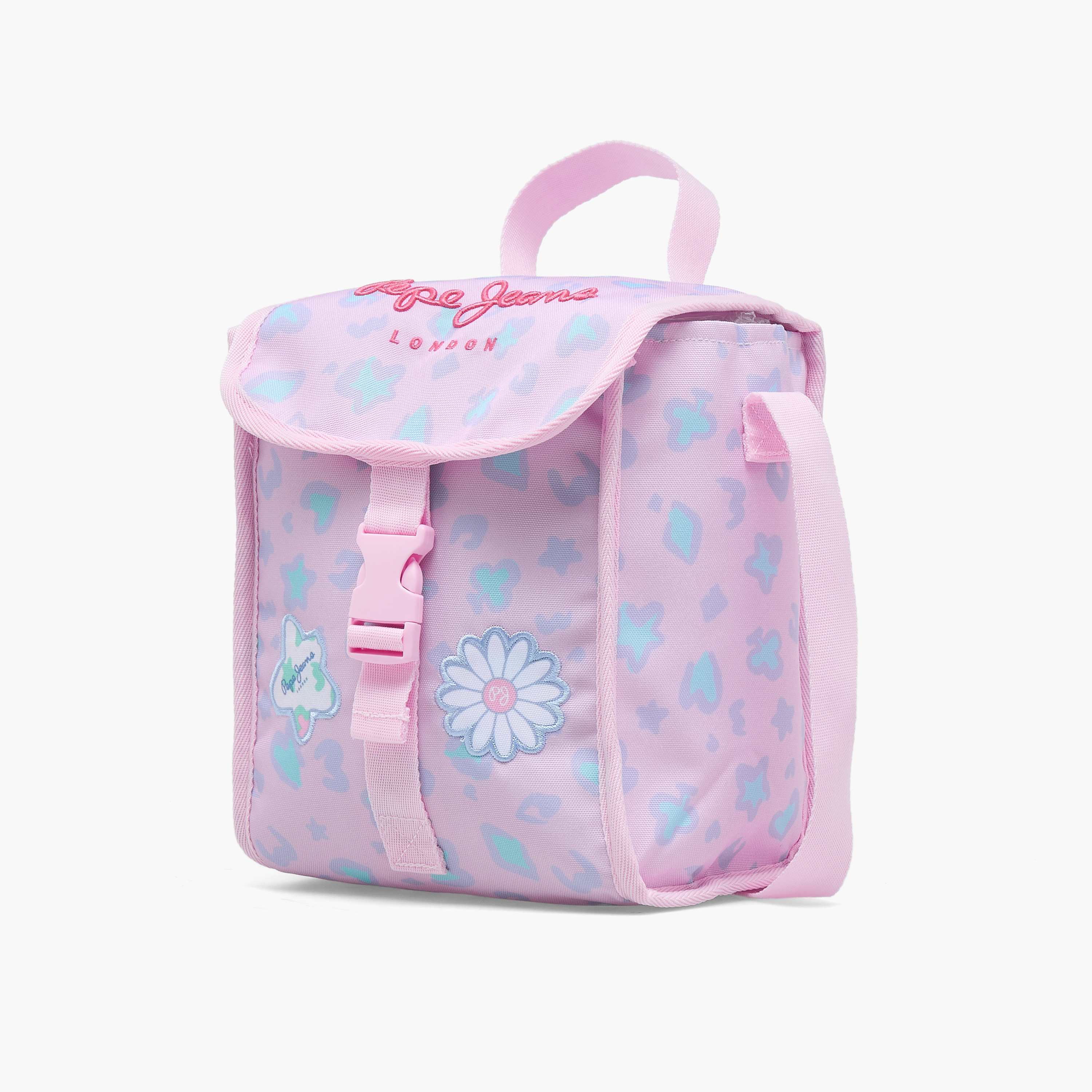شنطة غداء مطبوعة للبنات من 8-13 سنة مع غلق بمشبك من بيبي جينز-school-lunchessentials-lunchbags-image-8