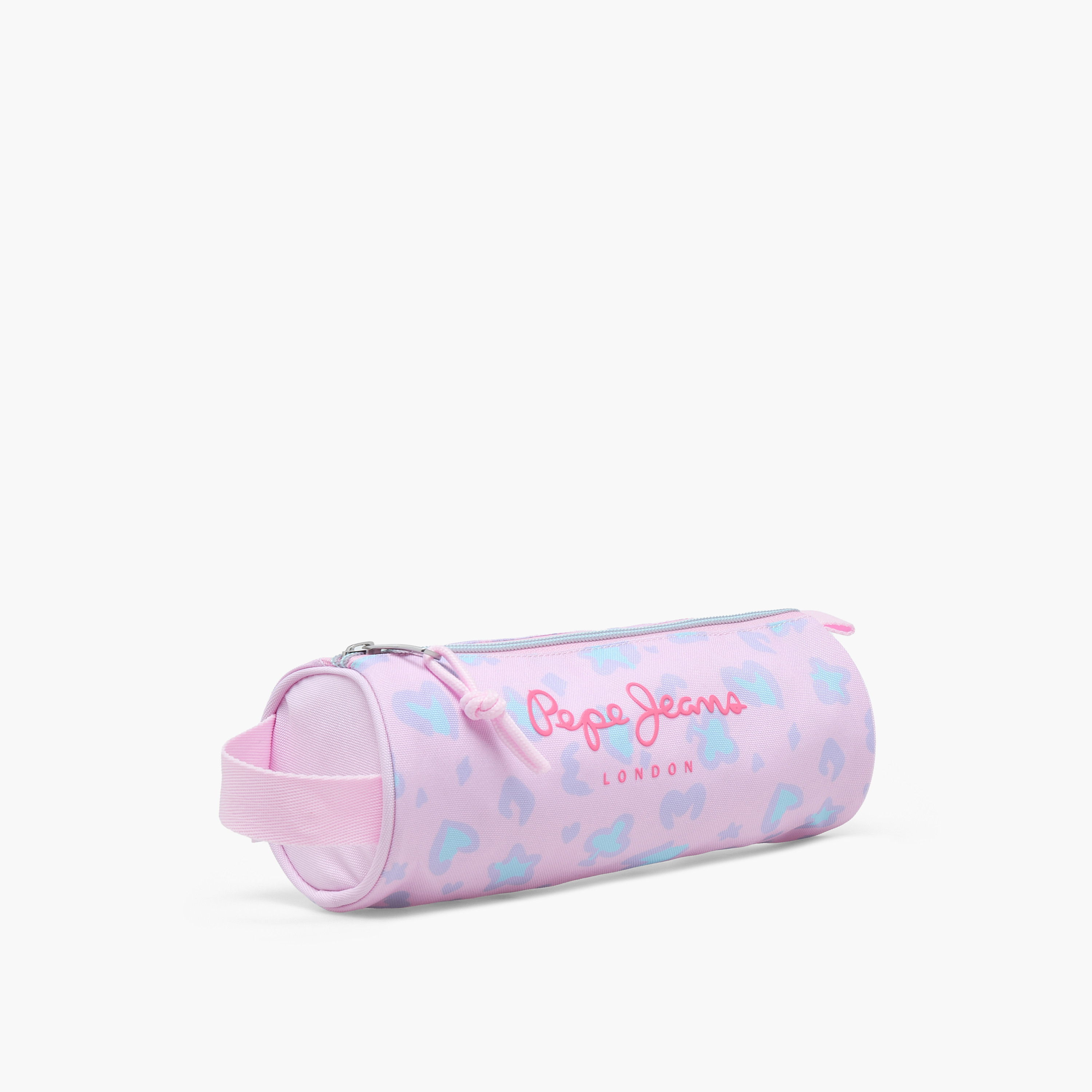 Pepe Jeans Printed Pencil Pouch with Zip Closure-school-stationery-pencilcases-image-3
