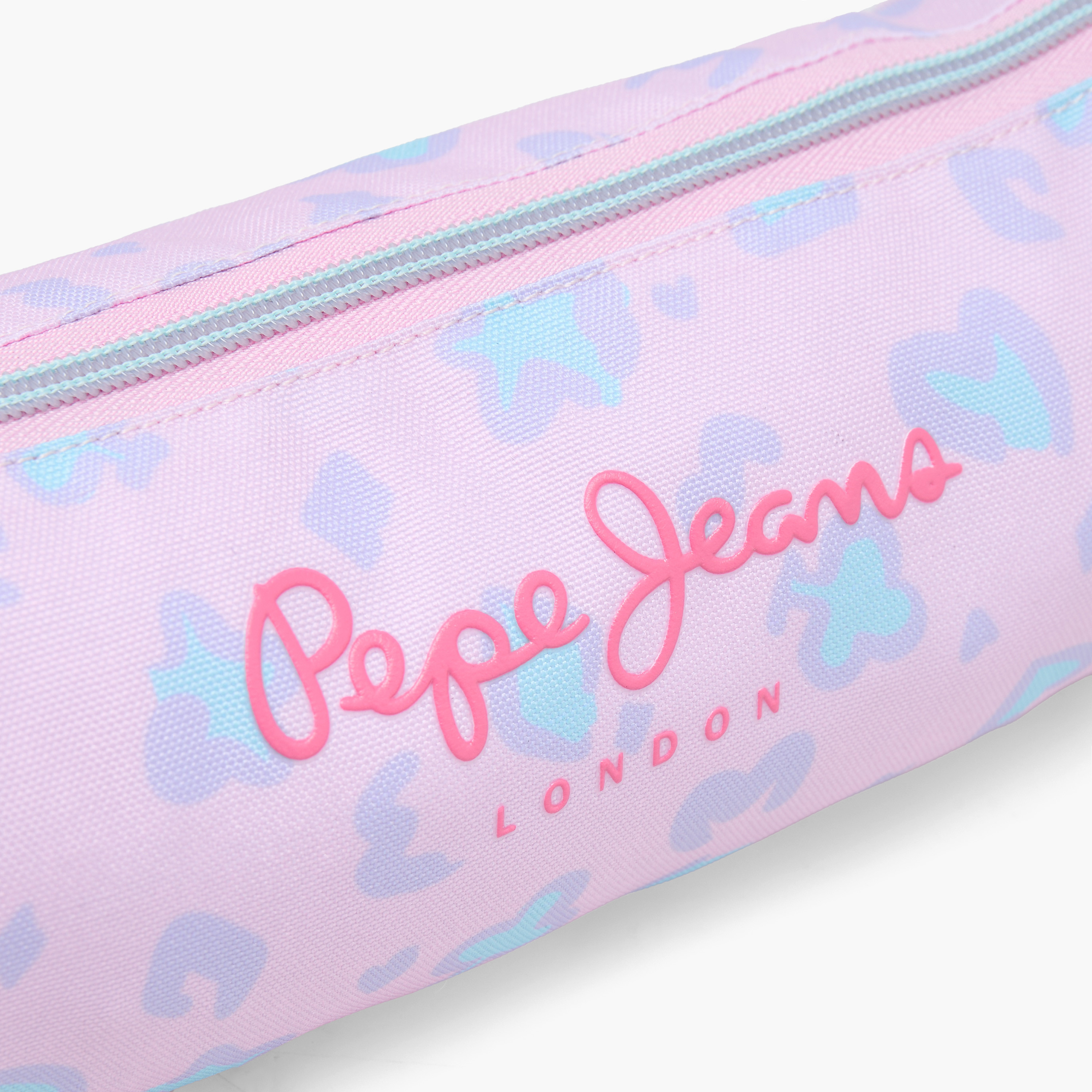 Pepe Jeans Printed Pencil Pouch with Zip Closure-school-stationery-pencilcases-image-5