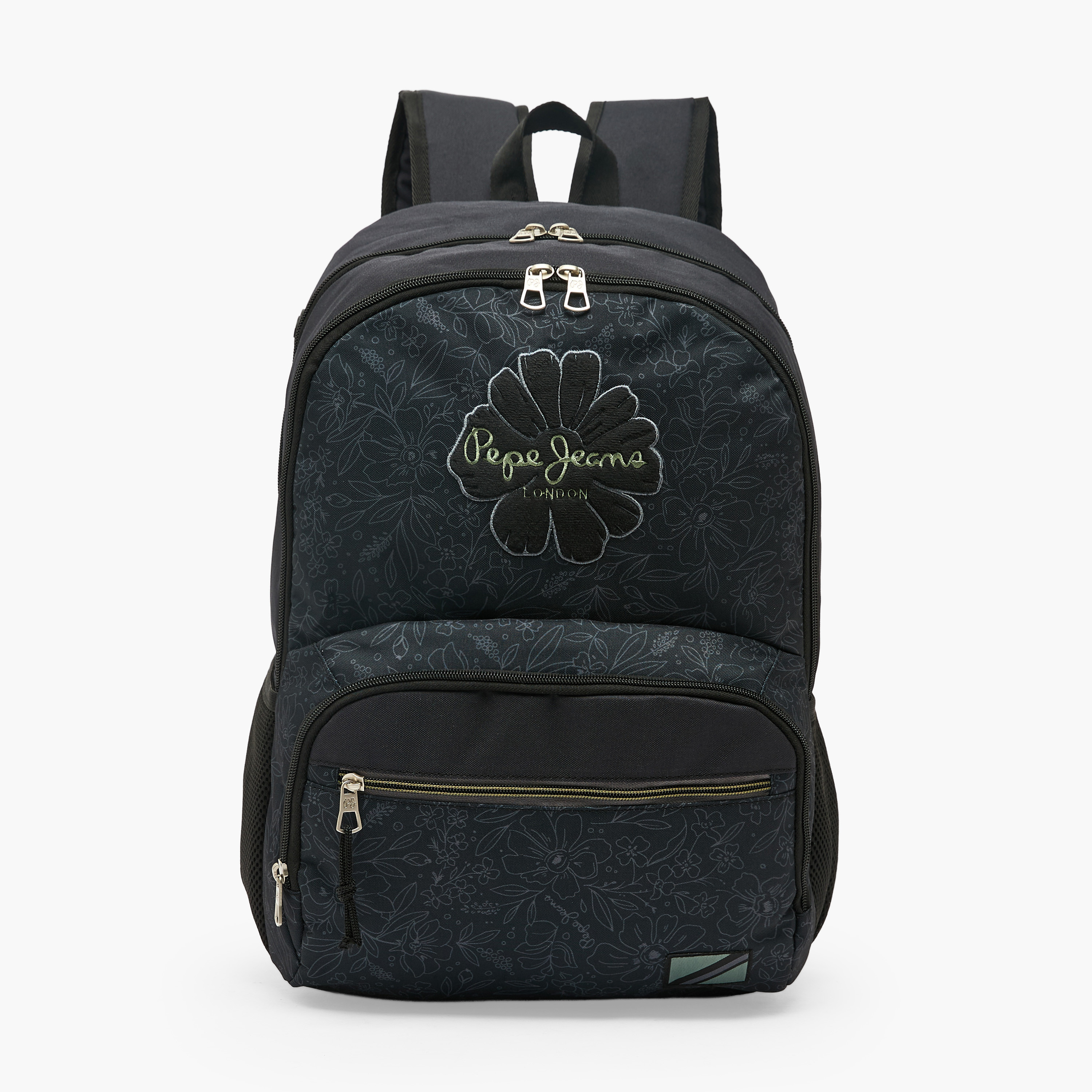 Pepe Jeans Eloise Printed Backpack for Girls 8-13 Years with Adjustable Shoulder Straps - 18 inches-school-bagsandbackpacks-backpacks-image-1