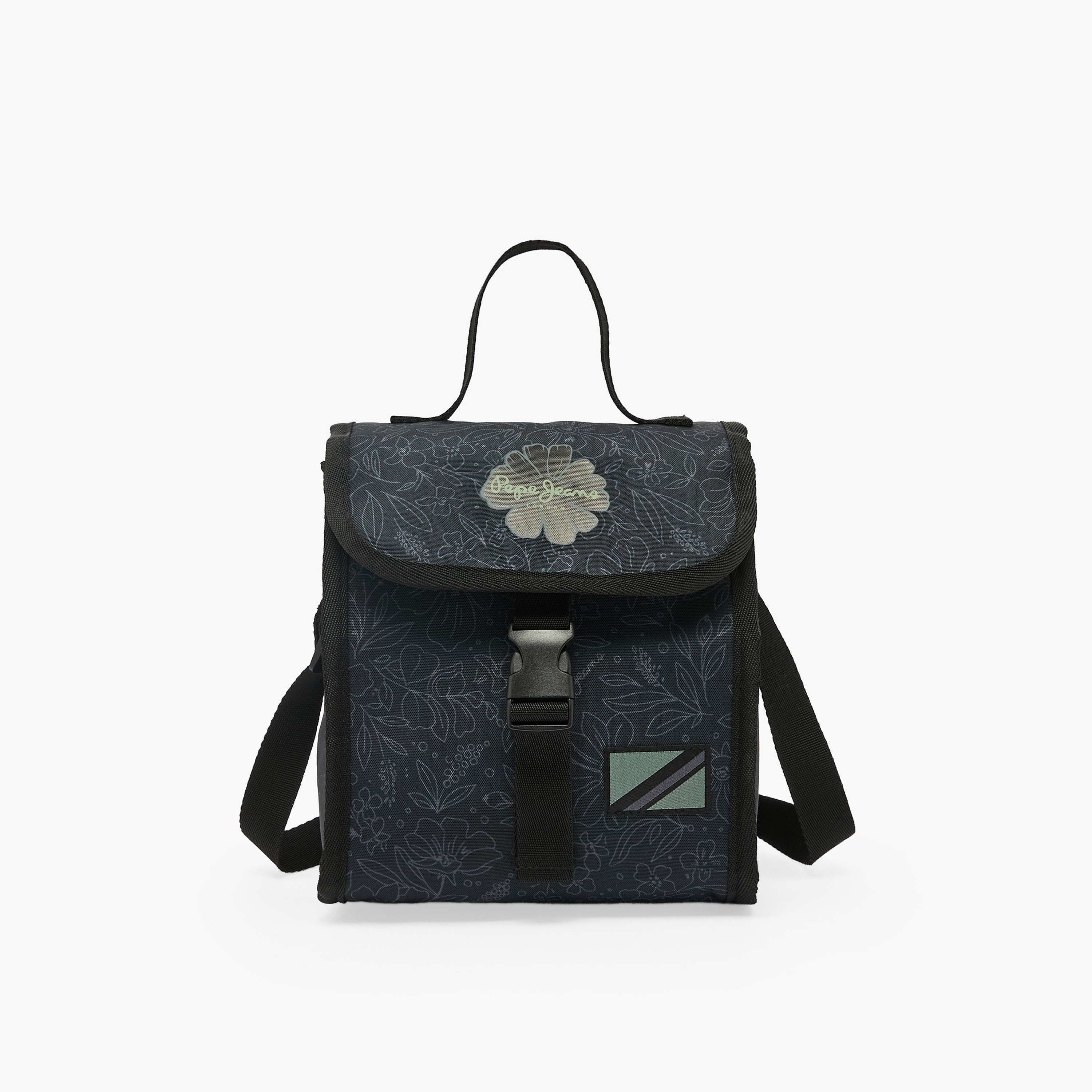 شنطة غداء بطبعات أزهار للبنات من 8 - 13 سنة من بيبي جينز إيلويز-school-lunchessentials-lunchbags-image-1