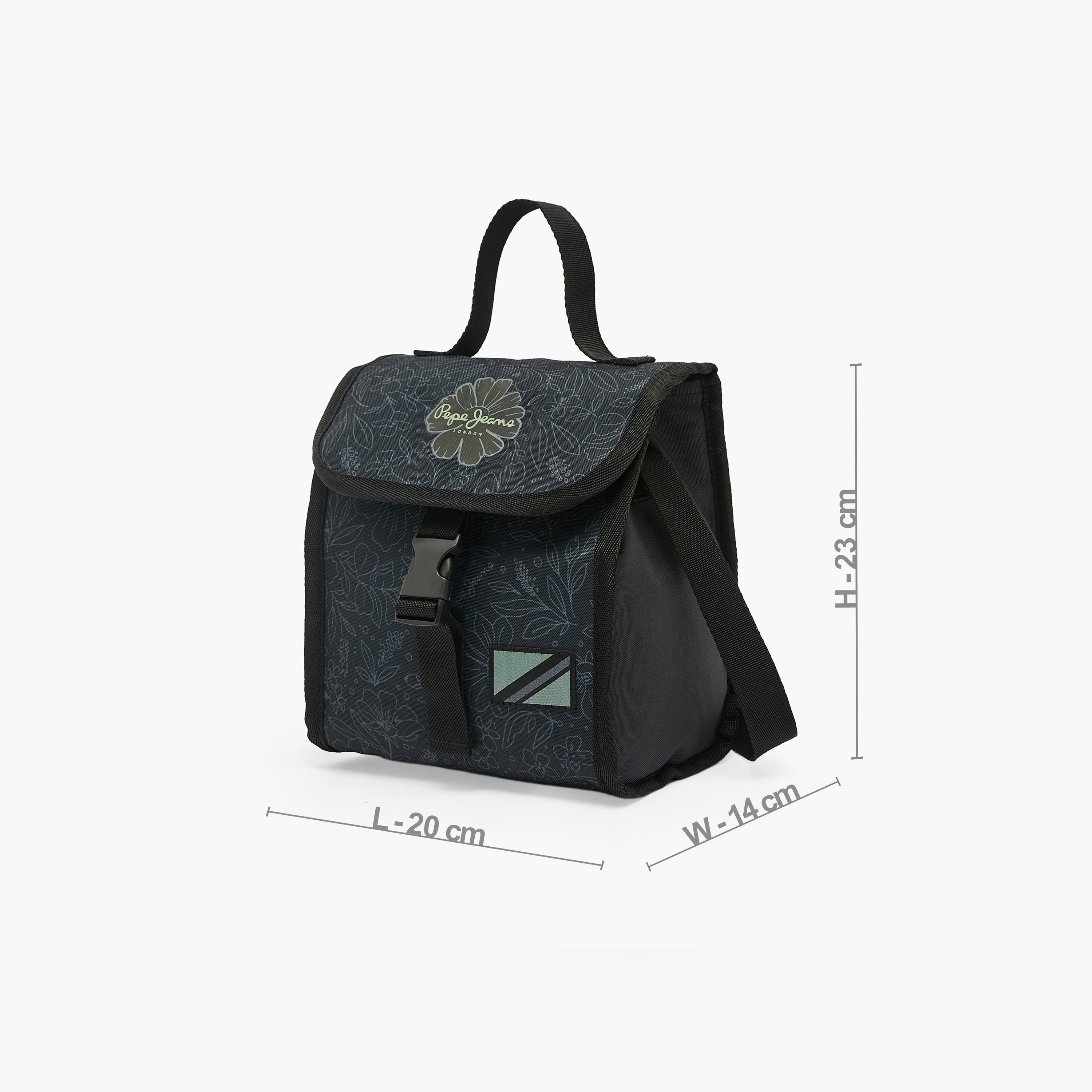 شنطة غداء بطبعات أزهار للبنات من 8 - 13 سنة من بيبي جينز إيلويز-school-lunchessentials-lunchbags-image-6