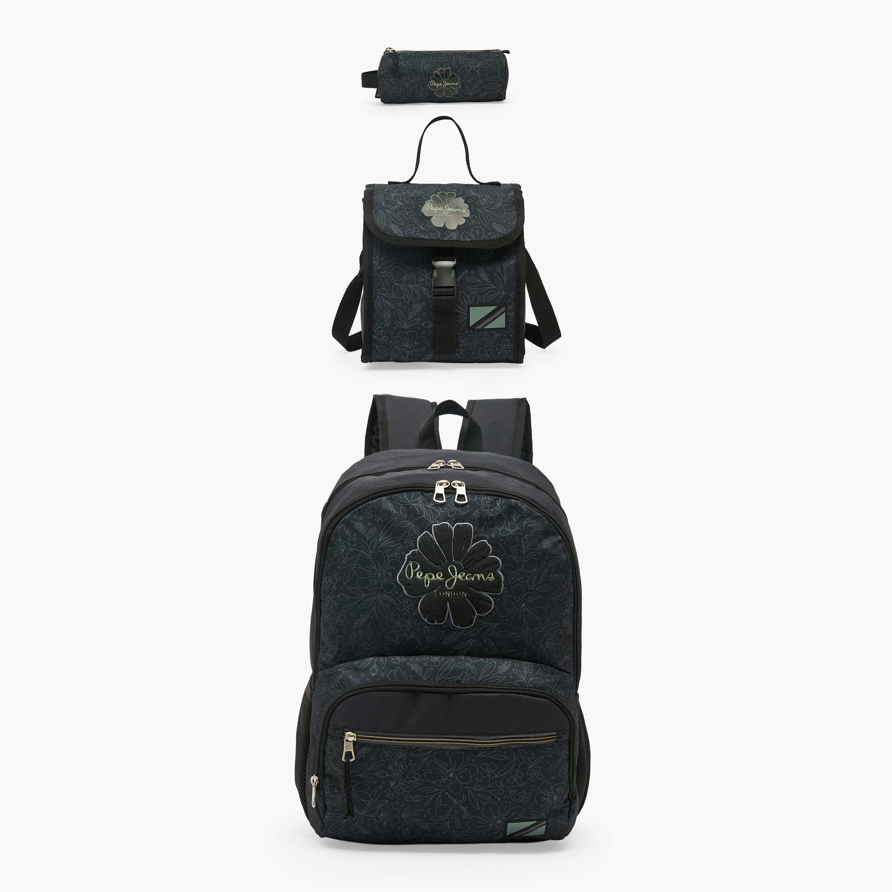 شنطة غداء بطبعات أزهار للبنات من 8 - 13 سنة من بيبي جينز إيلويز-school-lunchessentials-lunchbags-image-8