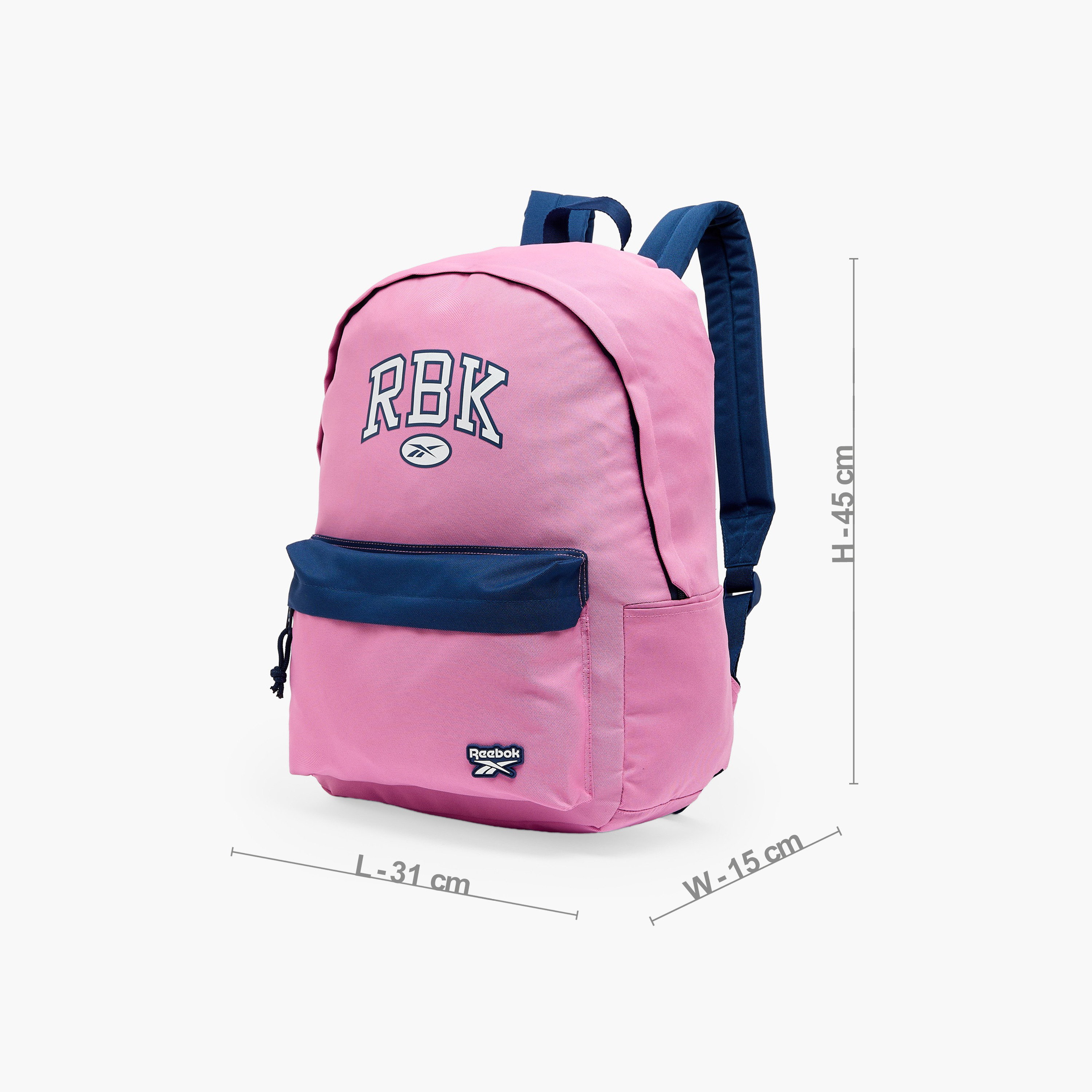 Reebok Printed Backpack for Girls 8-13 Years with Adjustable Straps - 18 inches-school-bagsandbackpacks-backpacks-image-6