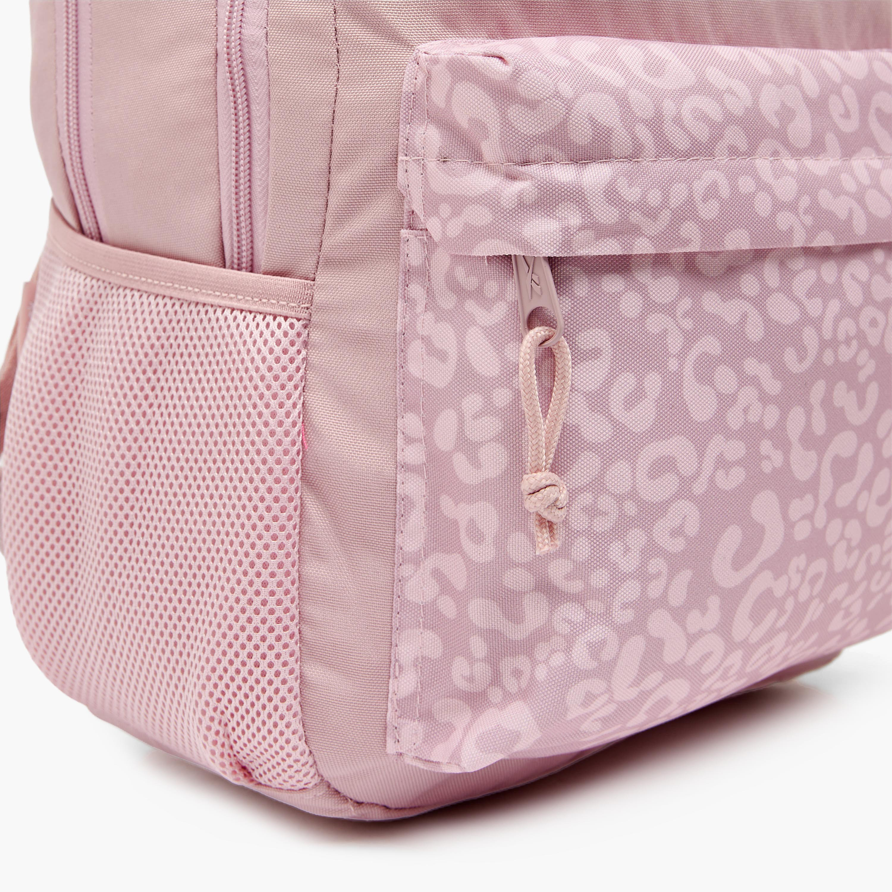 شنطة ظهر للبنات 8-13 سنة بأحزمة كتف قابلة للتعديل وطبعات من ريبوك - 18 بوصة-school-bagsandbackpacks-backpacks-image-6