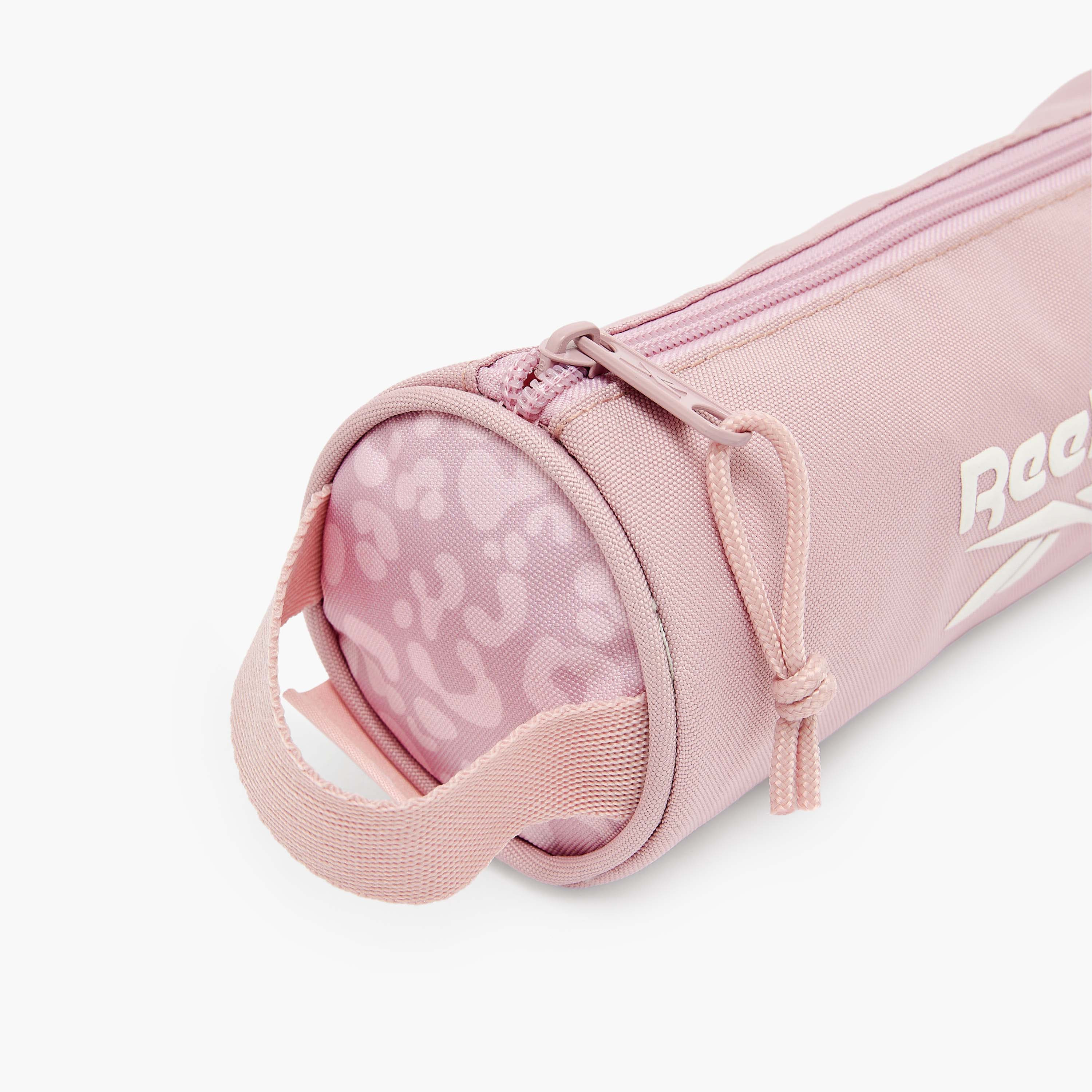 Reebok Logo Print Pencil Pouch with Zip Closure-school-stationery-pencilcases-image-5