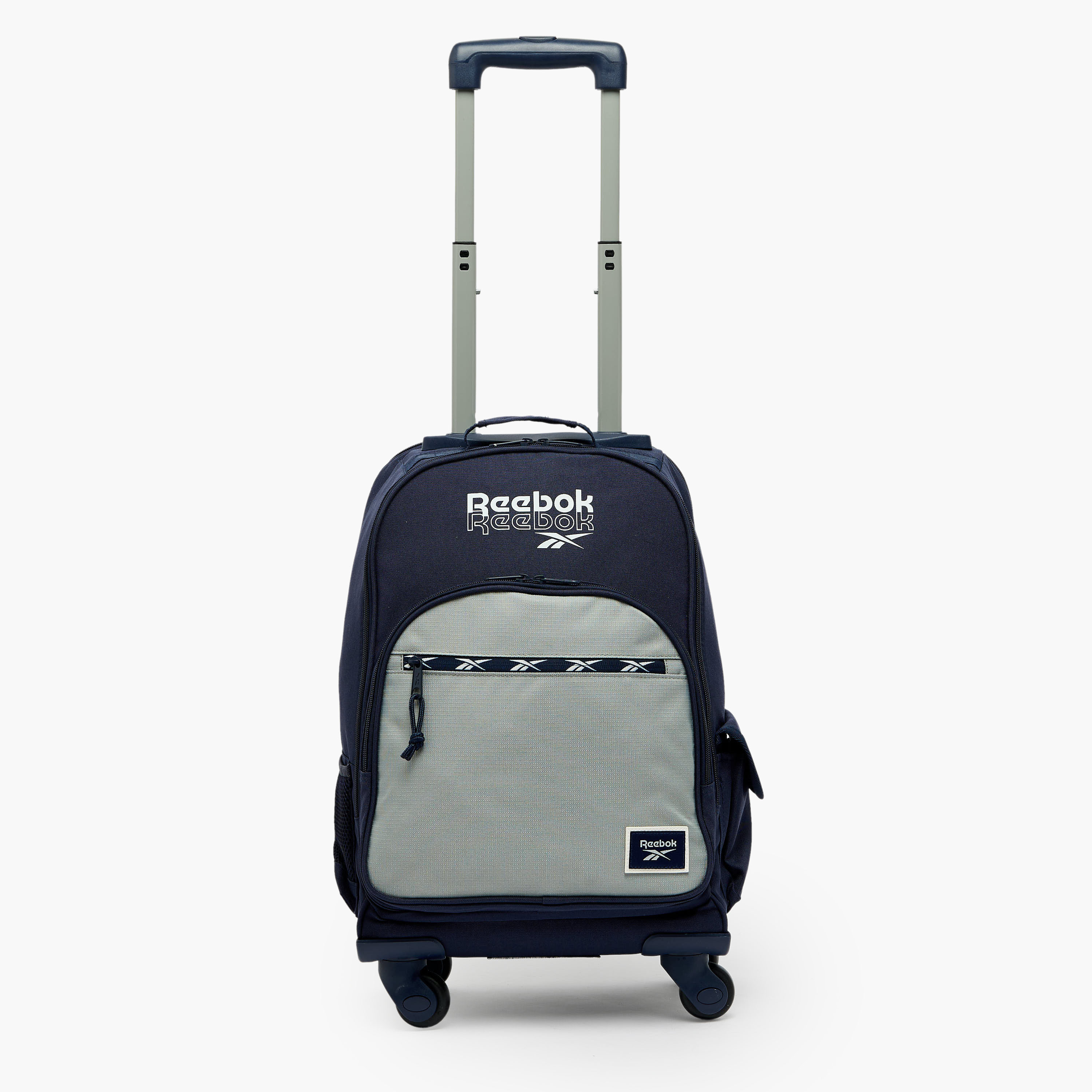 Reebok Logo Print Trolley Backpack for Boys 8-13 Years with Water Bottle Pocket - 17 inches-school-bagsandbackpacks-trolleybags-image-3