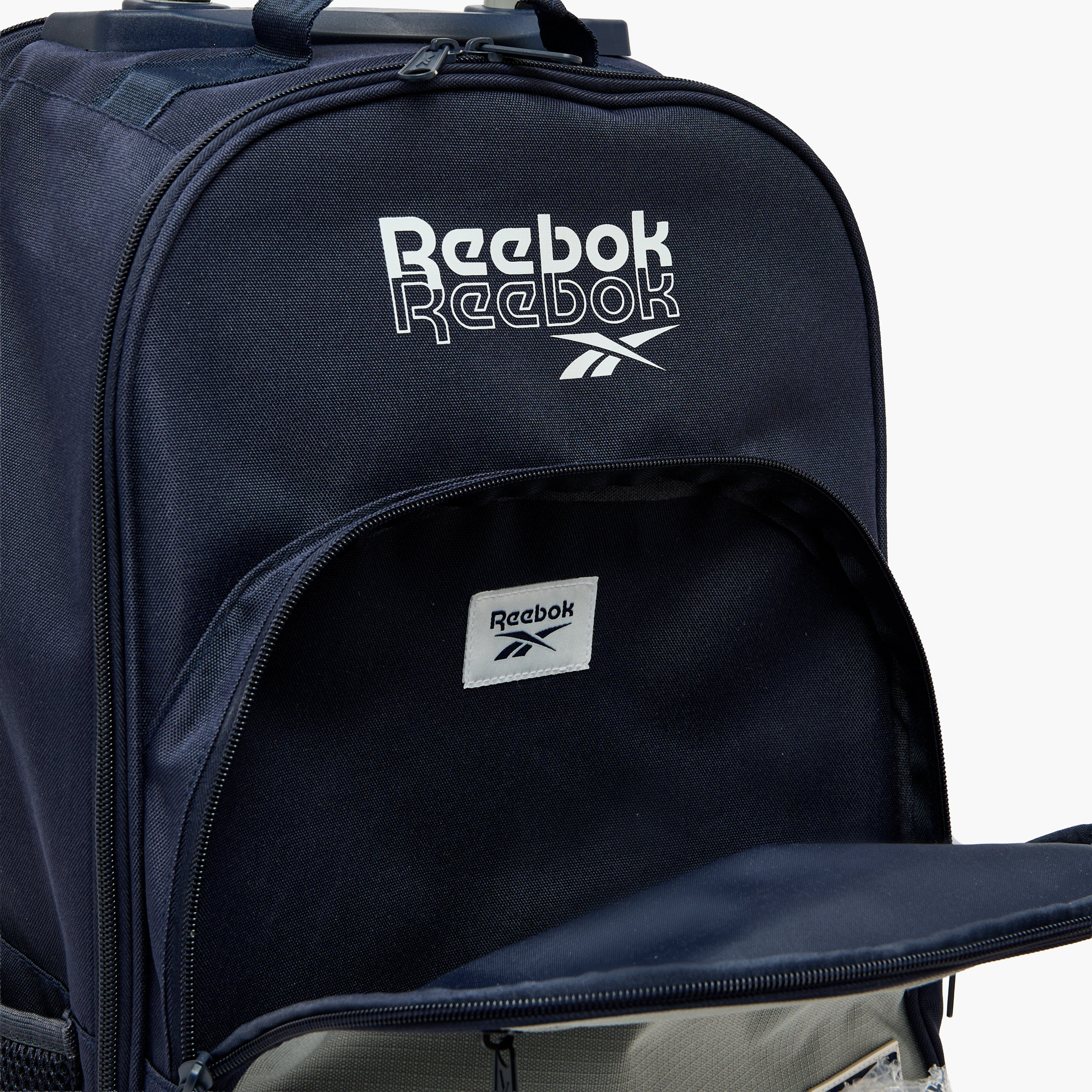Reebok Logo Print Trolley Backpack for Boys 8-13 Years with Water Bottle Pocket - 17 inches-school-bagsandbackpacks-trolleybags-image-5