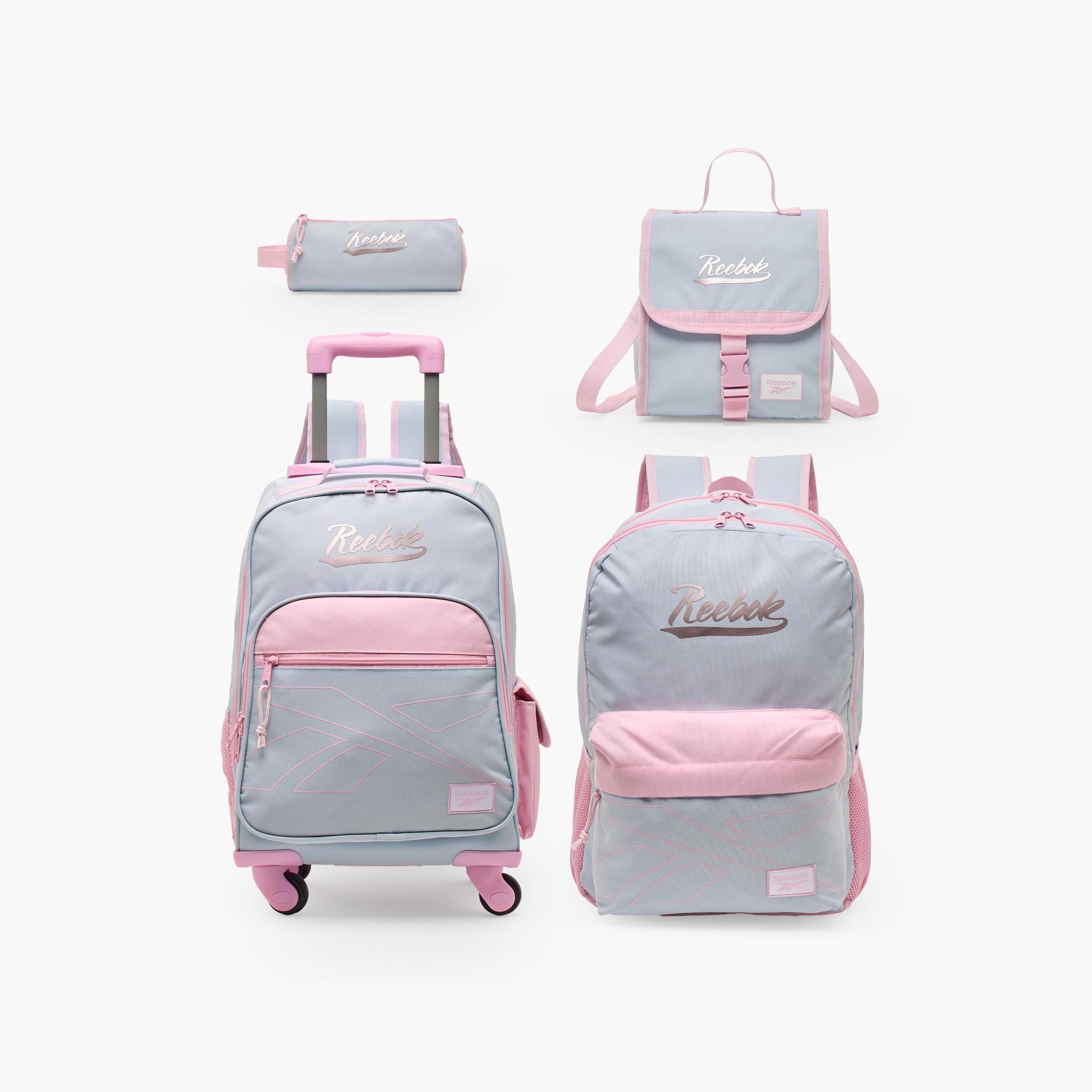 Reebok Logo Print Backpack for Girls 8-12 Years with Padded Straps - 18 inches-school-bagsandbackpacks-backpacks-image-11