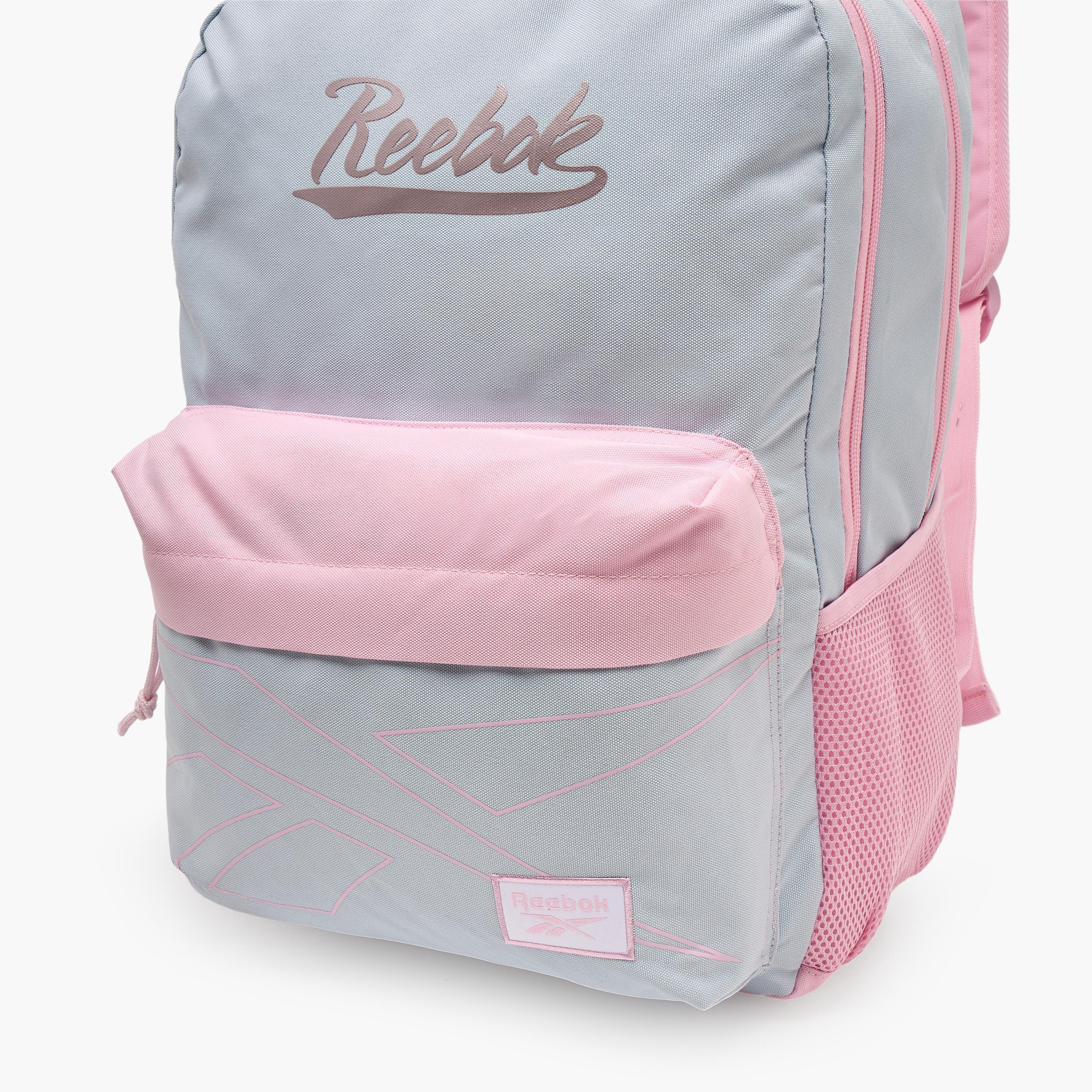 Reebok Logo Print Backpack for Girls 8-12 Years with Padded Straps - 18 inches-school-bagsandbackpacks-backpacks-image-3