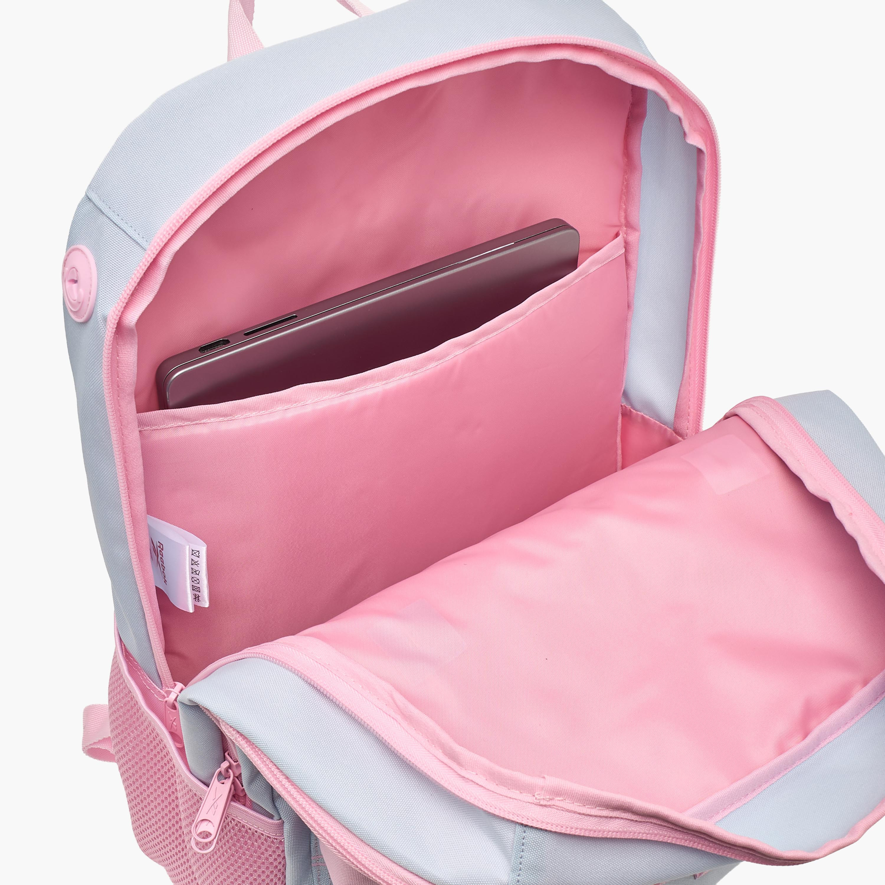 Reebok Logo Print Backpack for Girls 8-12 Years with Padded Straps - 18 inches-school-bagsandbackpacks-backpacks-image-6