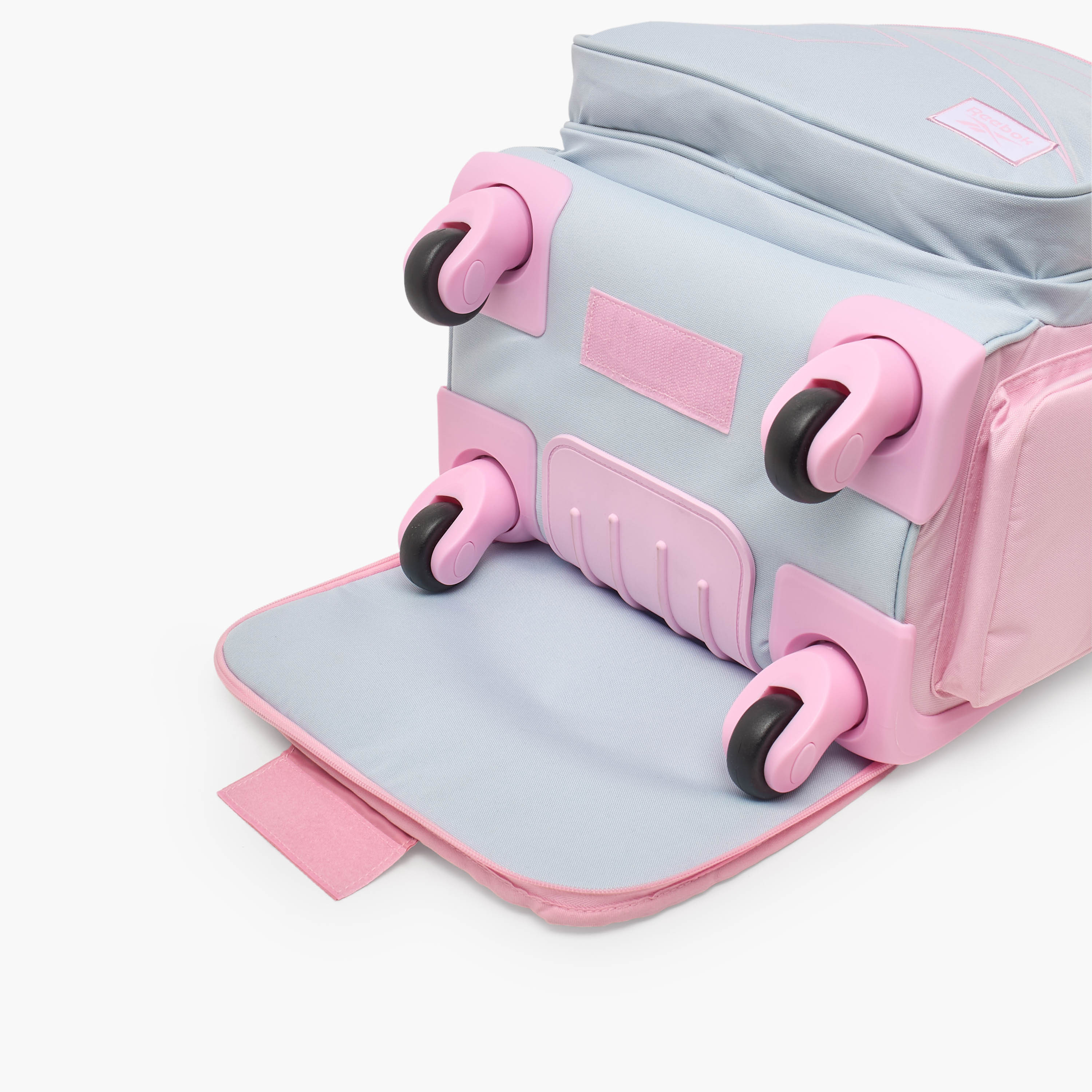 Reebok Colourblock Trolley Bag for Girls 8-13 Years with Retractable Handle - 17 inches-school-bagsandbackpacks-trolleybags-image-13