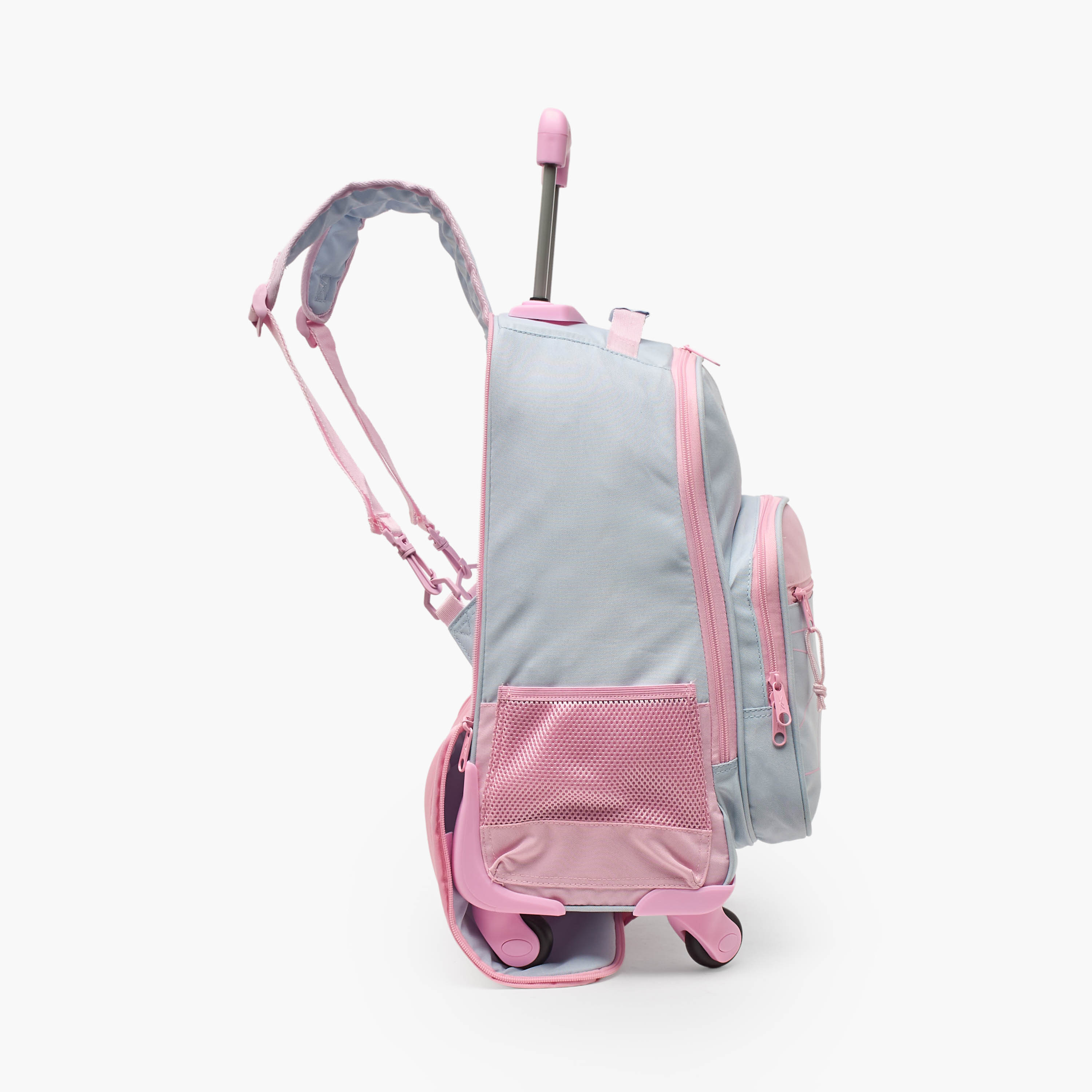 Reebok Colourblock Trolley Bag for Girls 8-13 Years with Retractable Handle - 17 inches-school-bagsandbackpacks-trolleybags-image-10