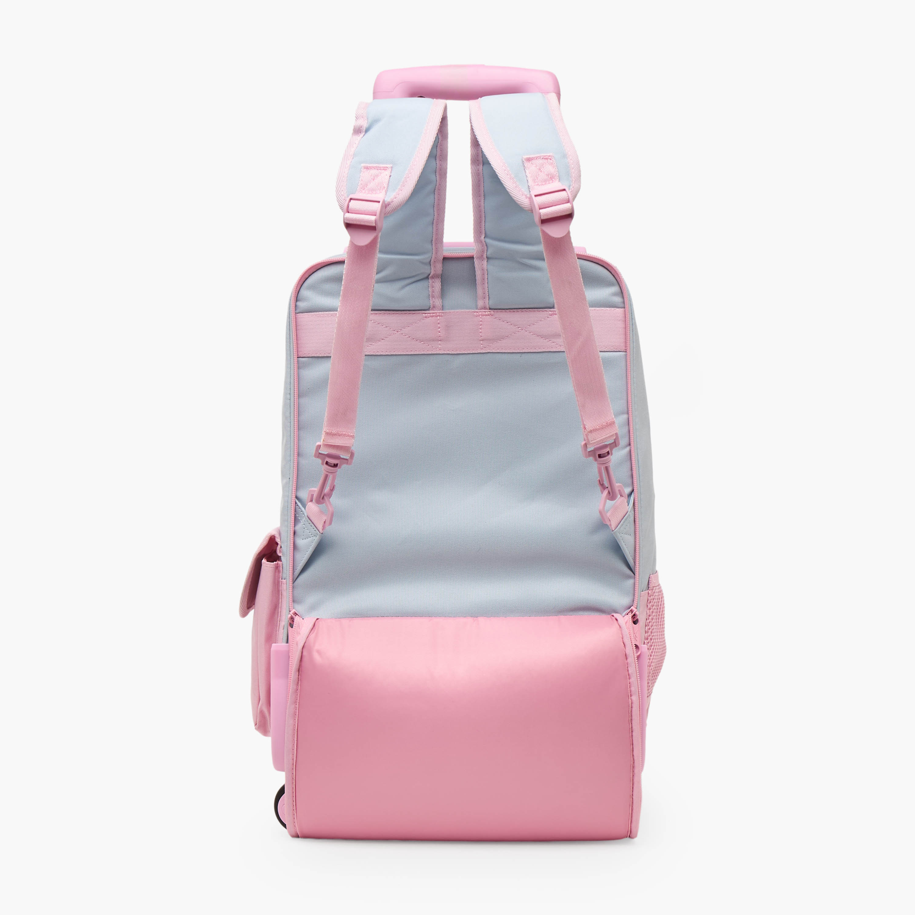 Reebok Colourblock Trolley Bag for Girls 8-13 Years with Retractable Handle - 17 inches-school-bagsandbackpacks-trolleybags-image-11