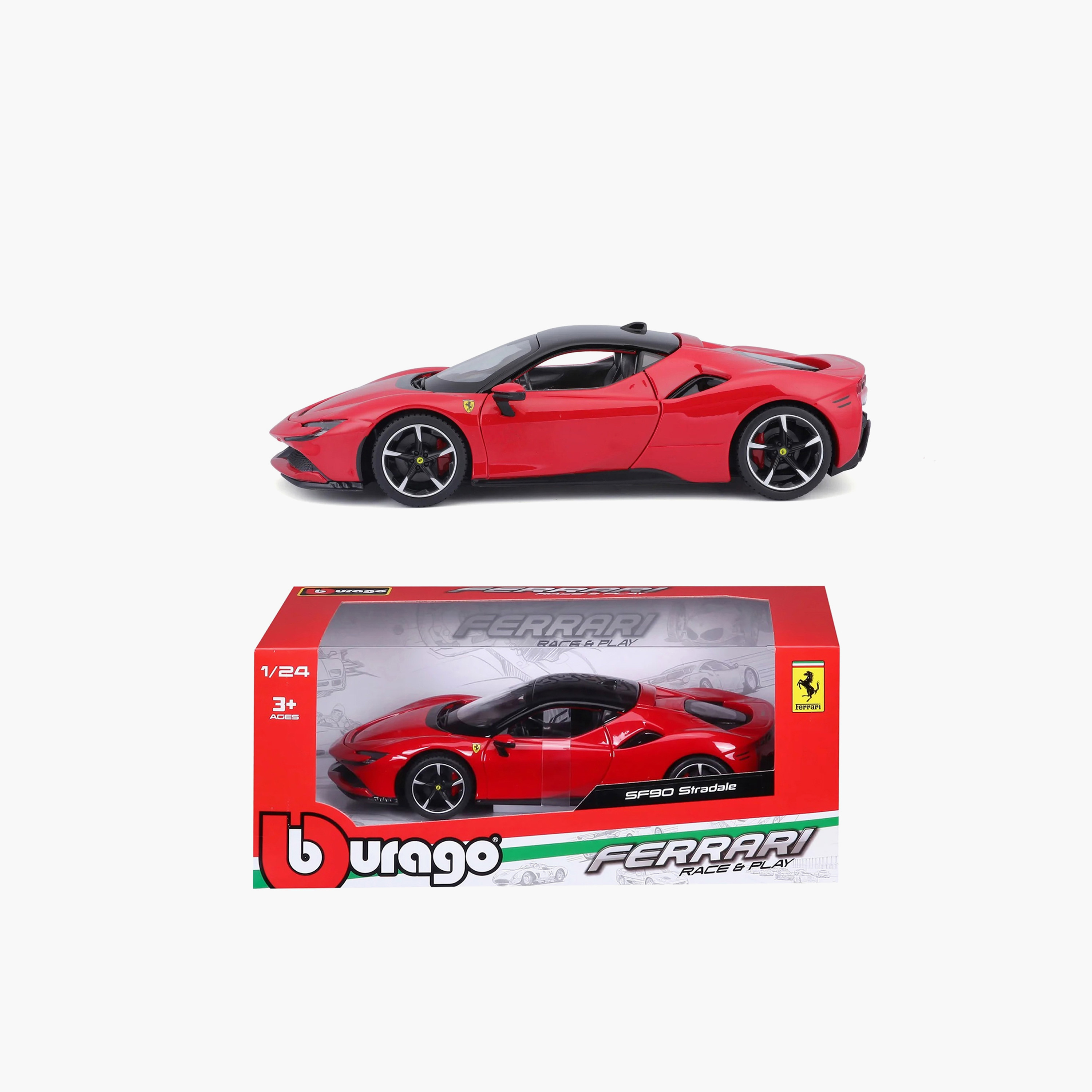 BBURAGO 1:24 Ferrari SF90 Stradale Toy Car-toys-carsandvehicles-image-1